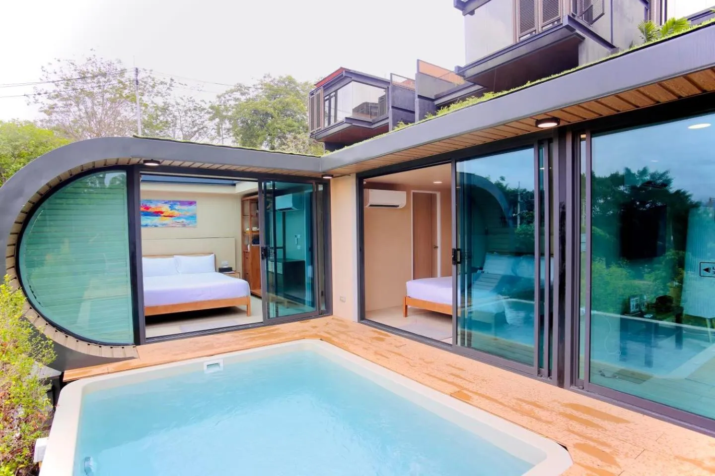 Pool view in AKRA Collection Layan - Hideaway Villas