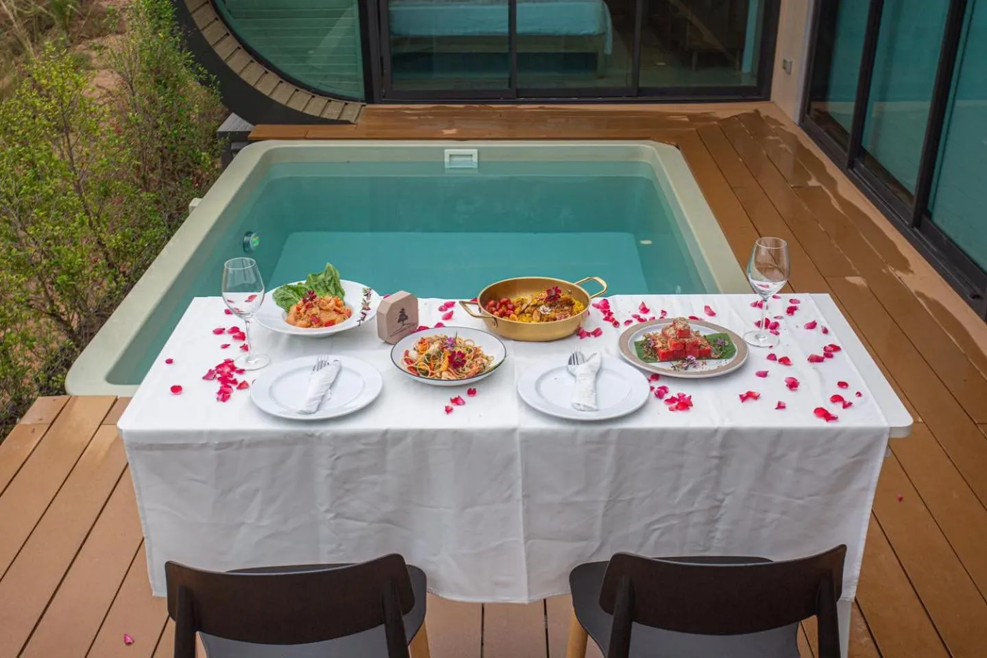 Pool view in AKRA Collection Layan - Hideaway Villas