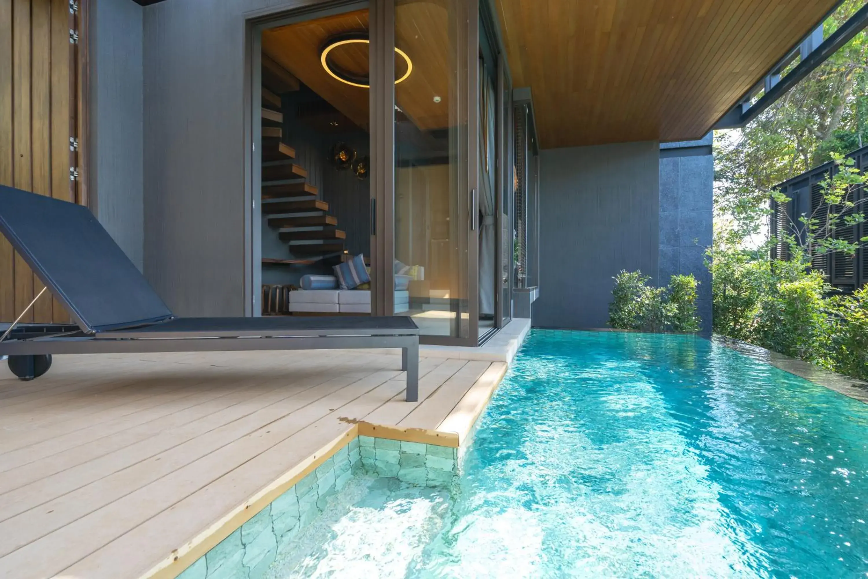 Pool view in AKRA Collection Layan - Hideaway Villas Pool view in AKRA Collection Layan - Hideaway Villas