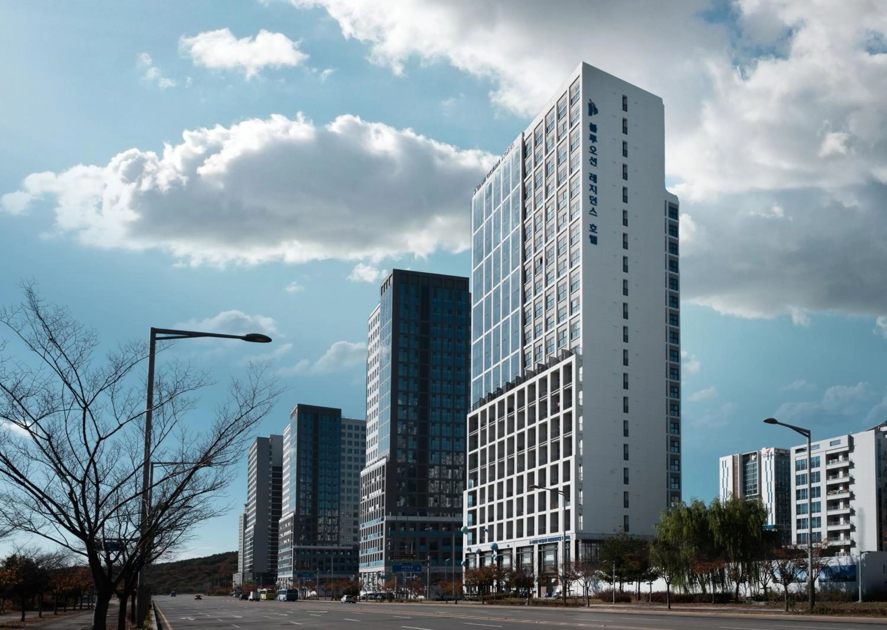 Property building in Blue Ocean Residence Hotel