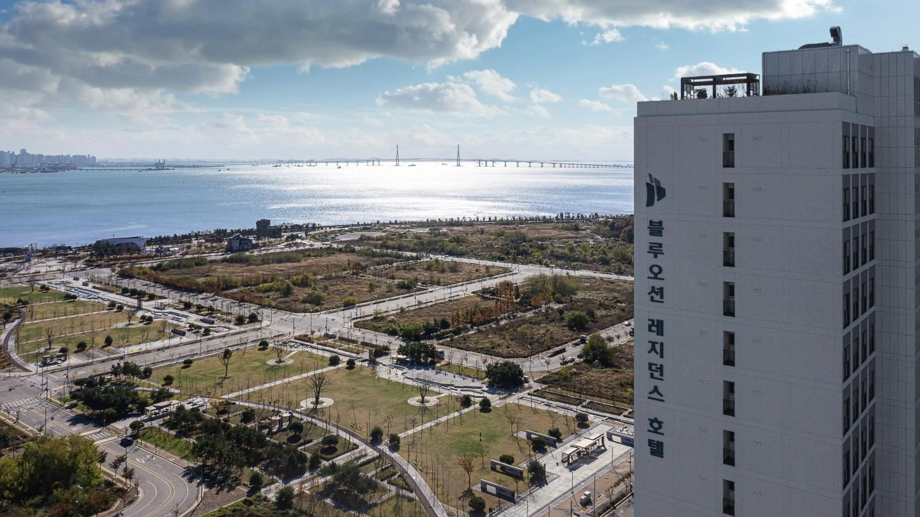 Property building in Blue Ocean Residence Hotel