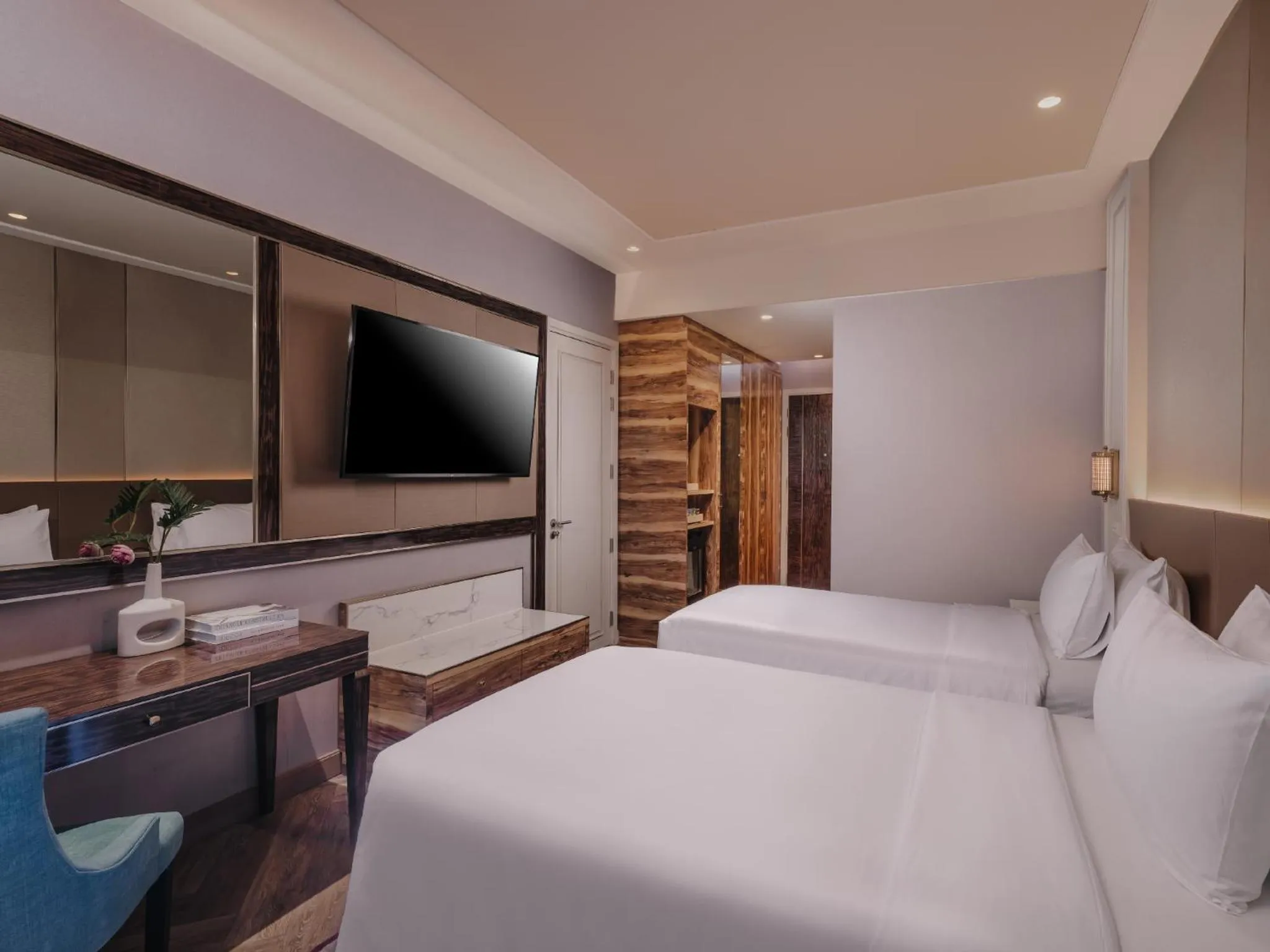 Bed in Aira Hotel Bangkok Sukhumvit 11