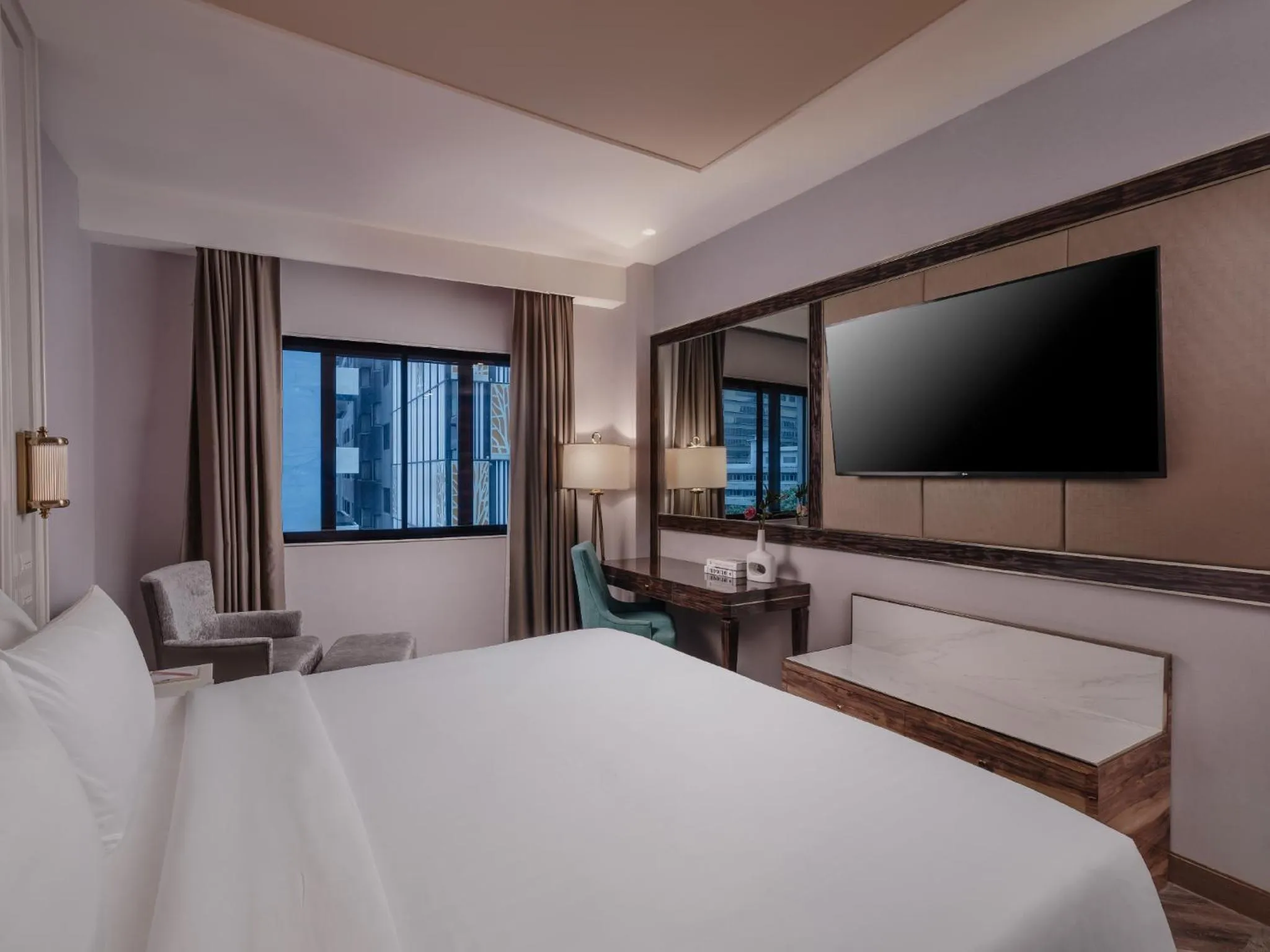 Bed in Aira Hotel Bangkok Sukhumvit 11