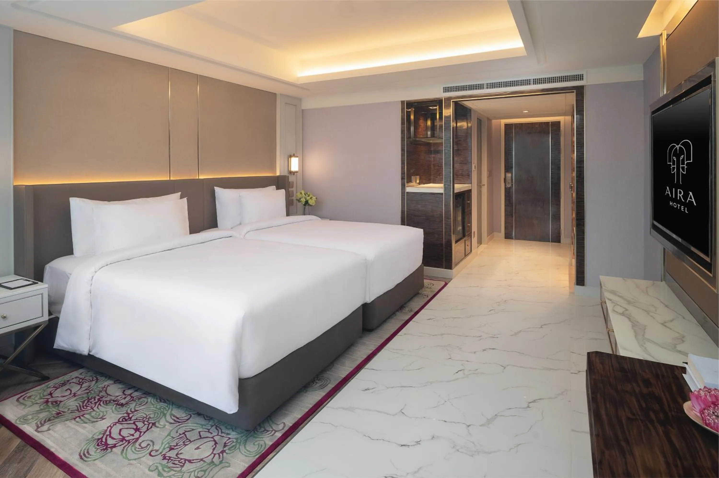 Bed in Aira Hotel Bangkok Sukhumvit 11