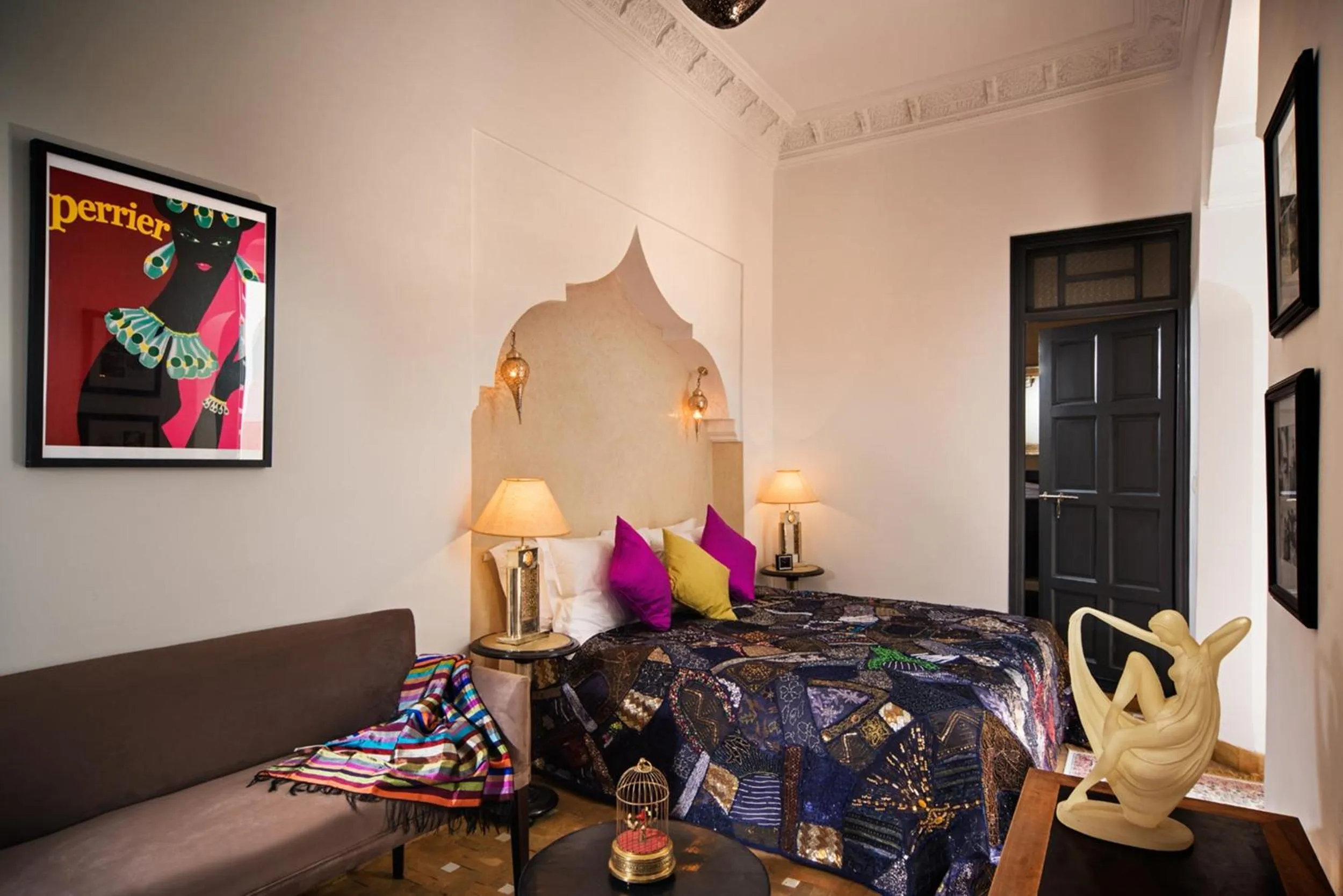 Bedroom, Bed in Riad Star by Marrakech Riad