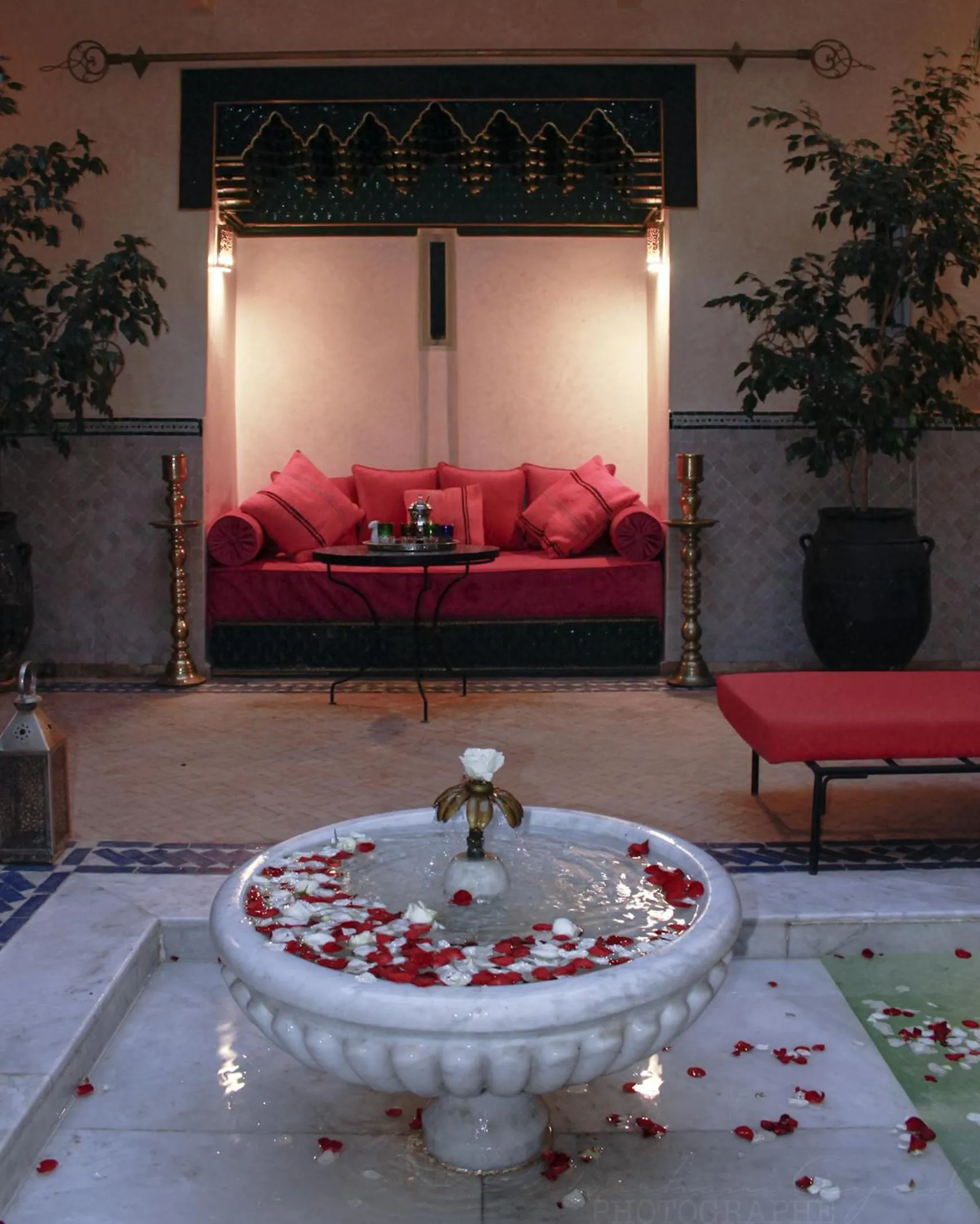 Patio in Riad Dar Habiba by Garden Wonders