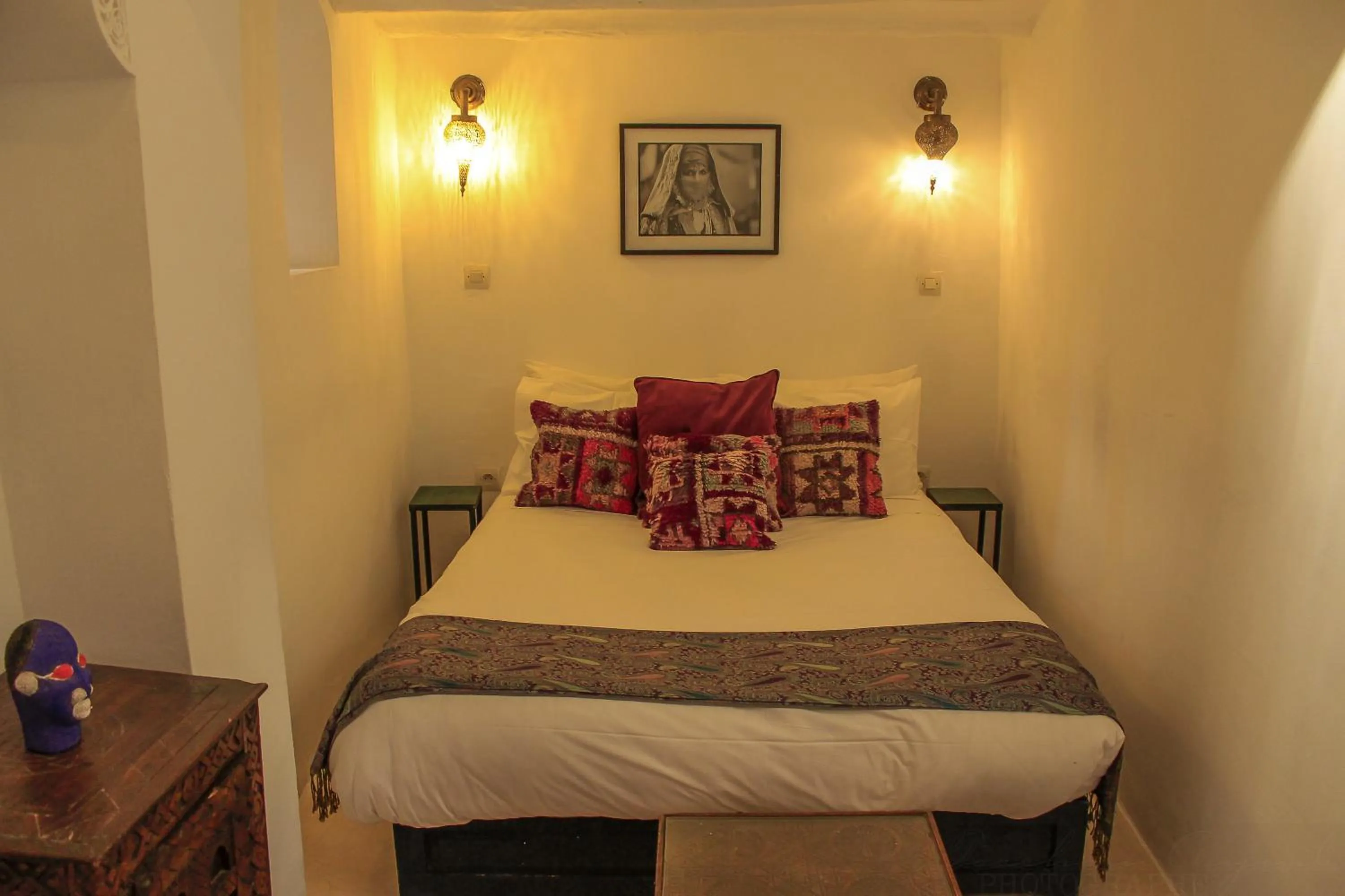 Bed in Riad Dar Habiba by Garden Wonders