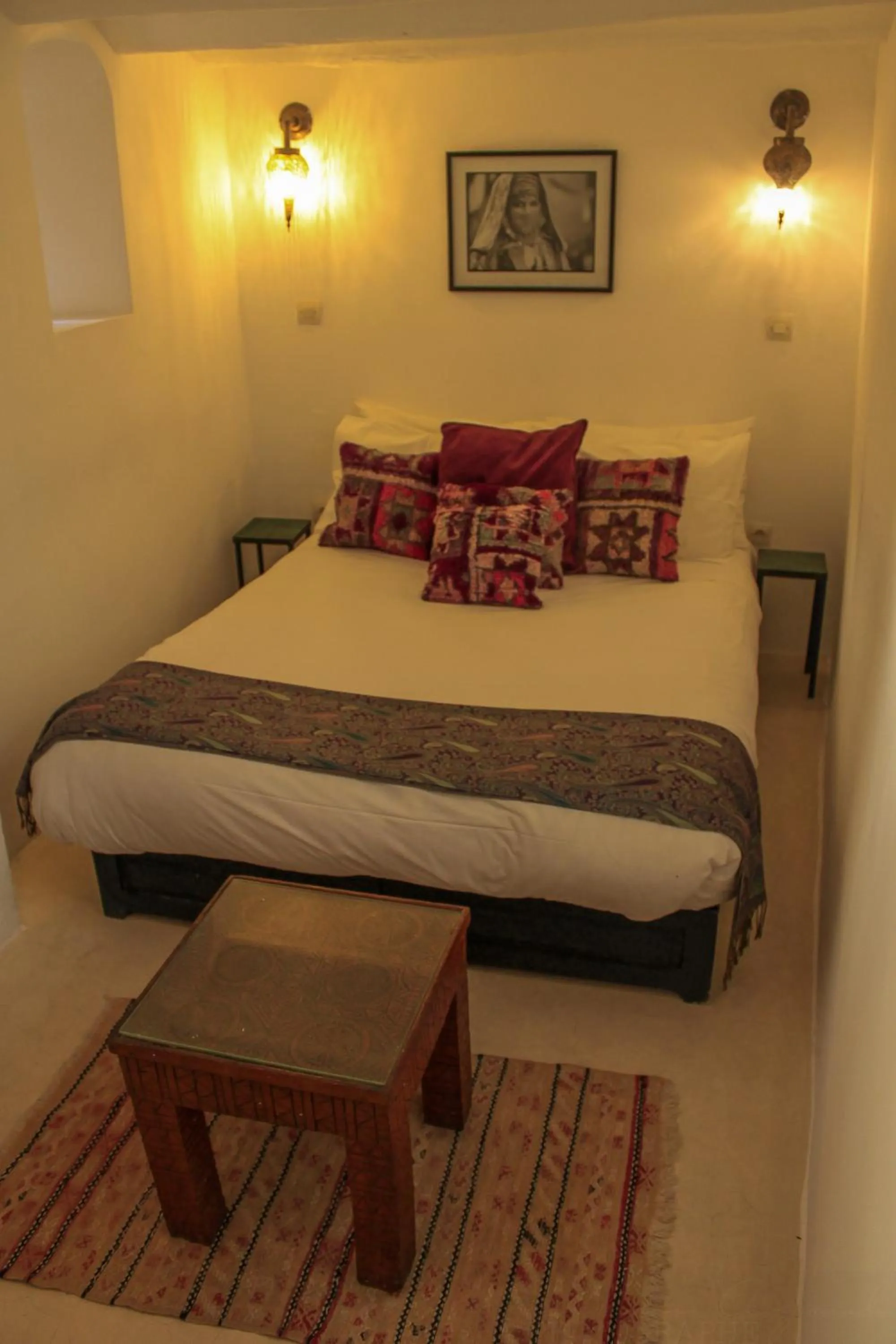 Bedroom, Bed in Riad Dar Habiba by Garden Wonders