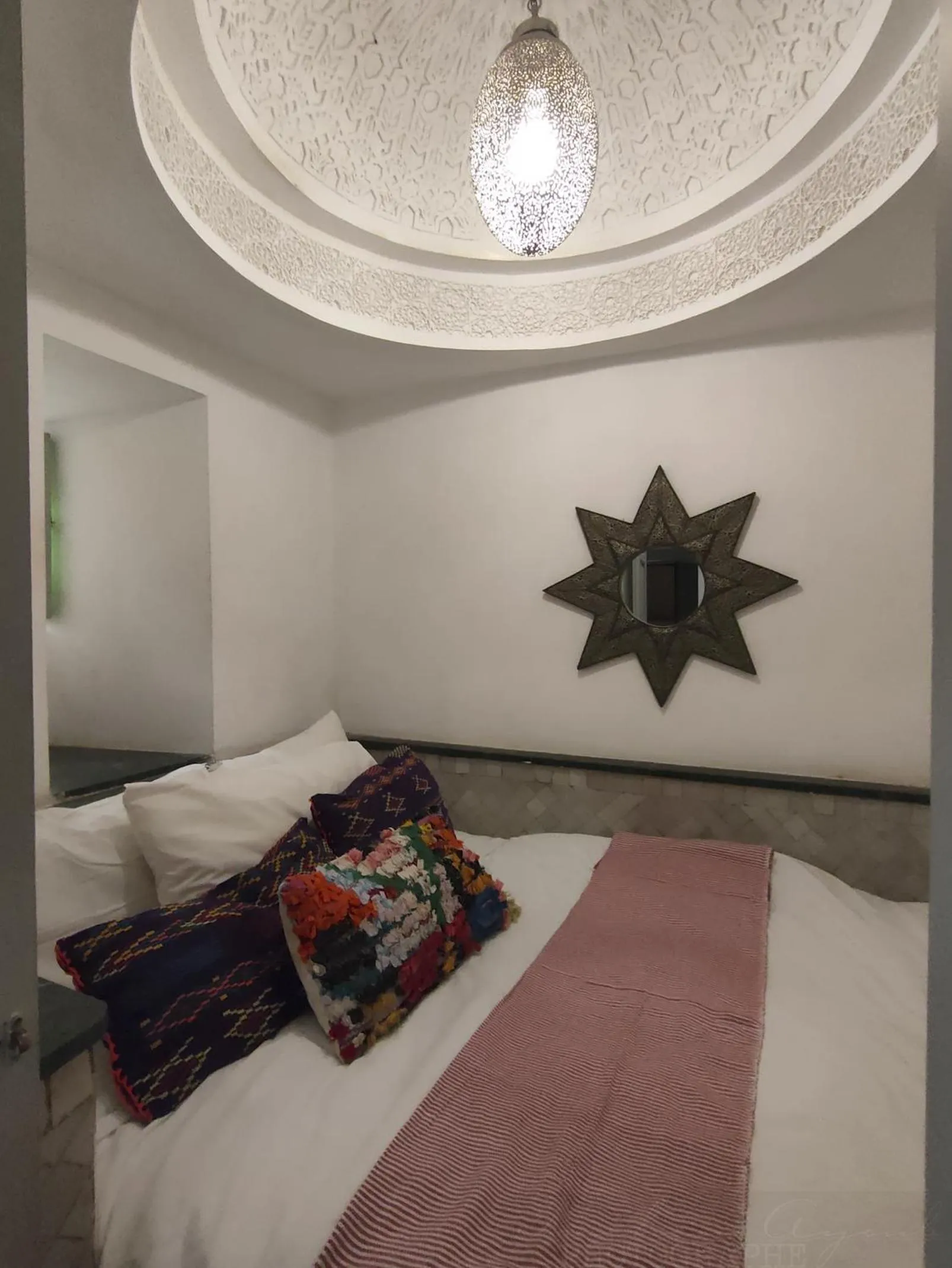 Bed in Riad Dar Habiba by Garden Wonders