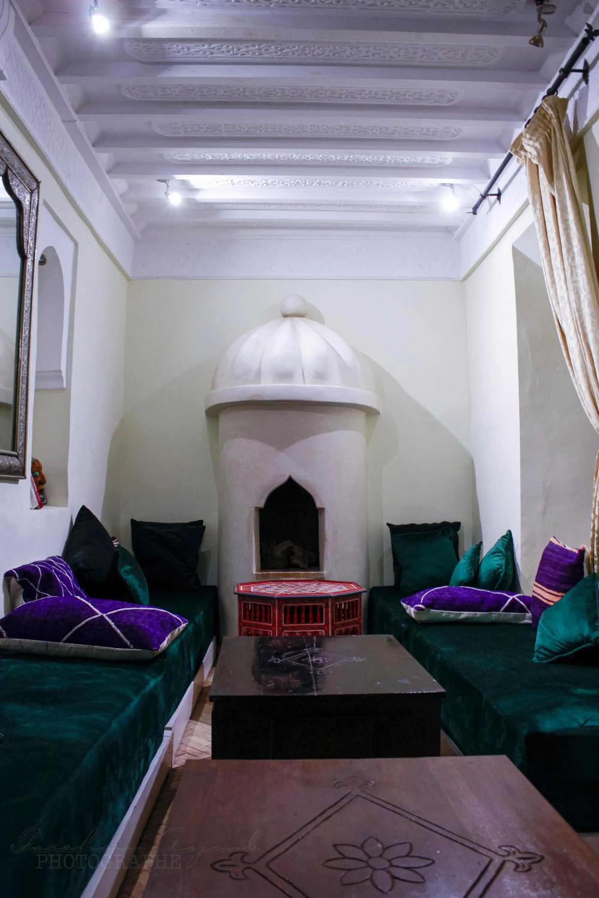 Living room in Riad Dar Habiba by Garden Wonders