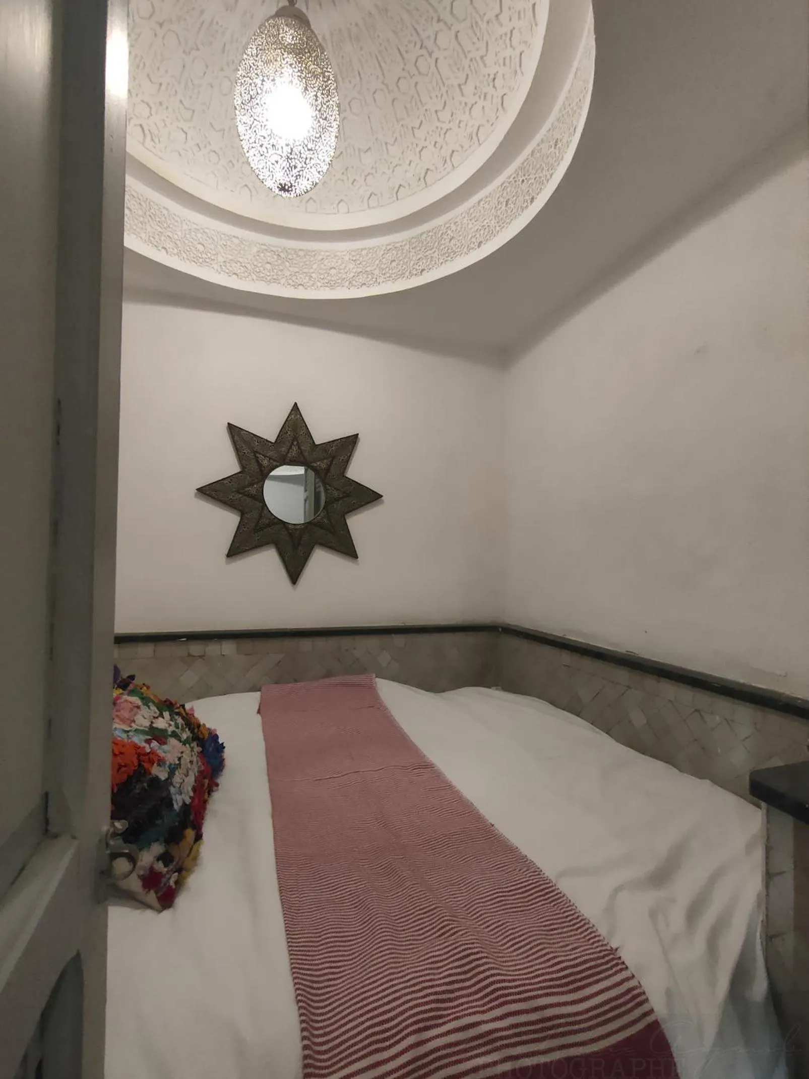 Bed in Riad Dar Habiba by Garden Wonders