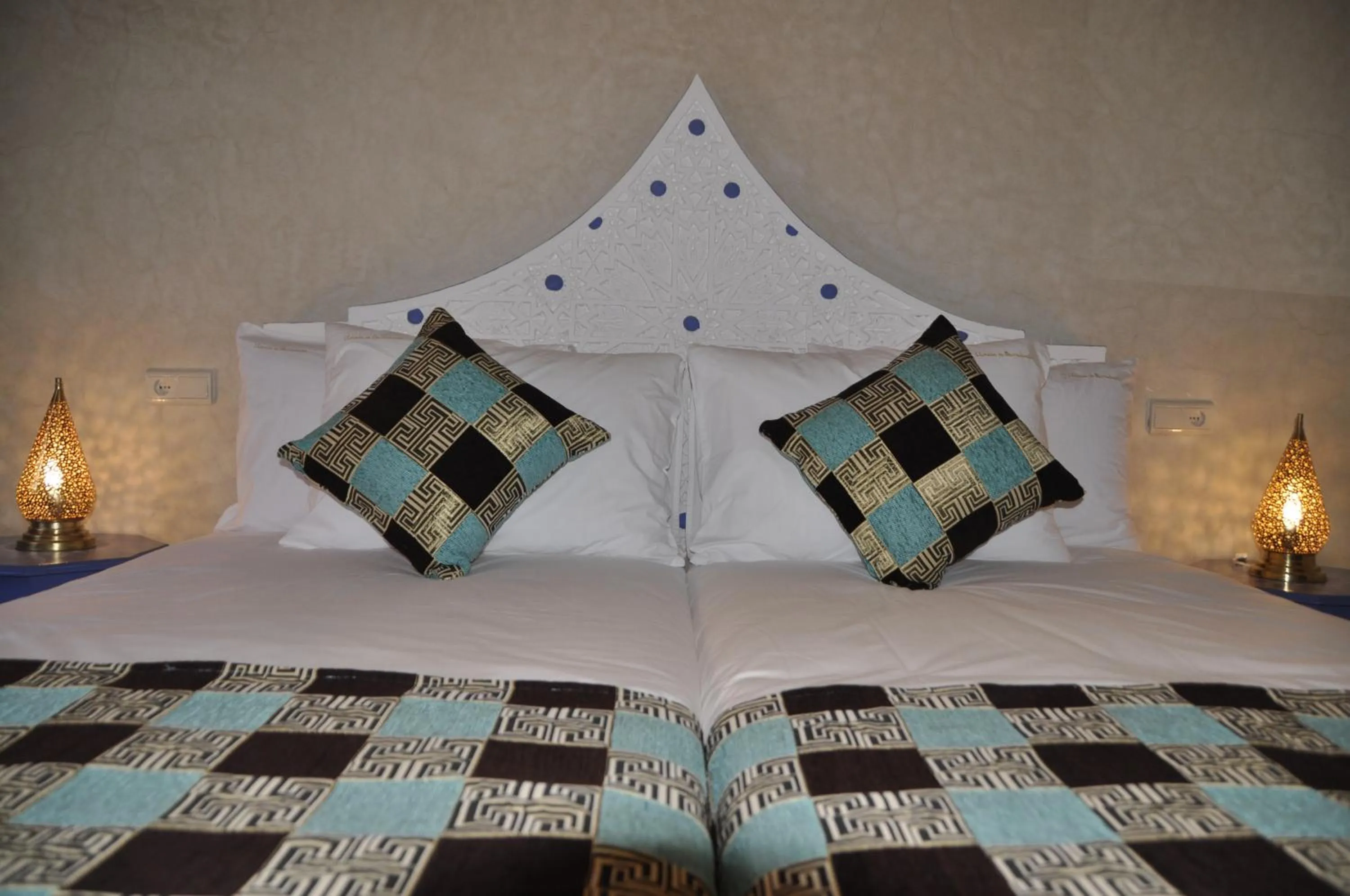 Bed in Riad l'Escale de Marrakech