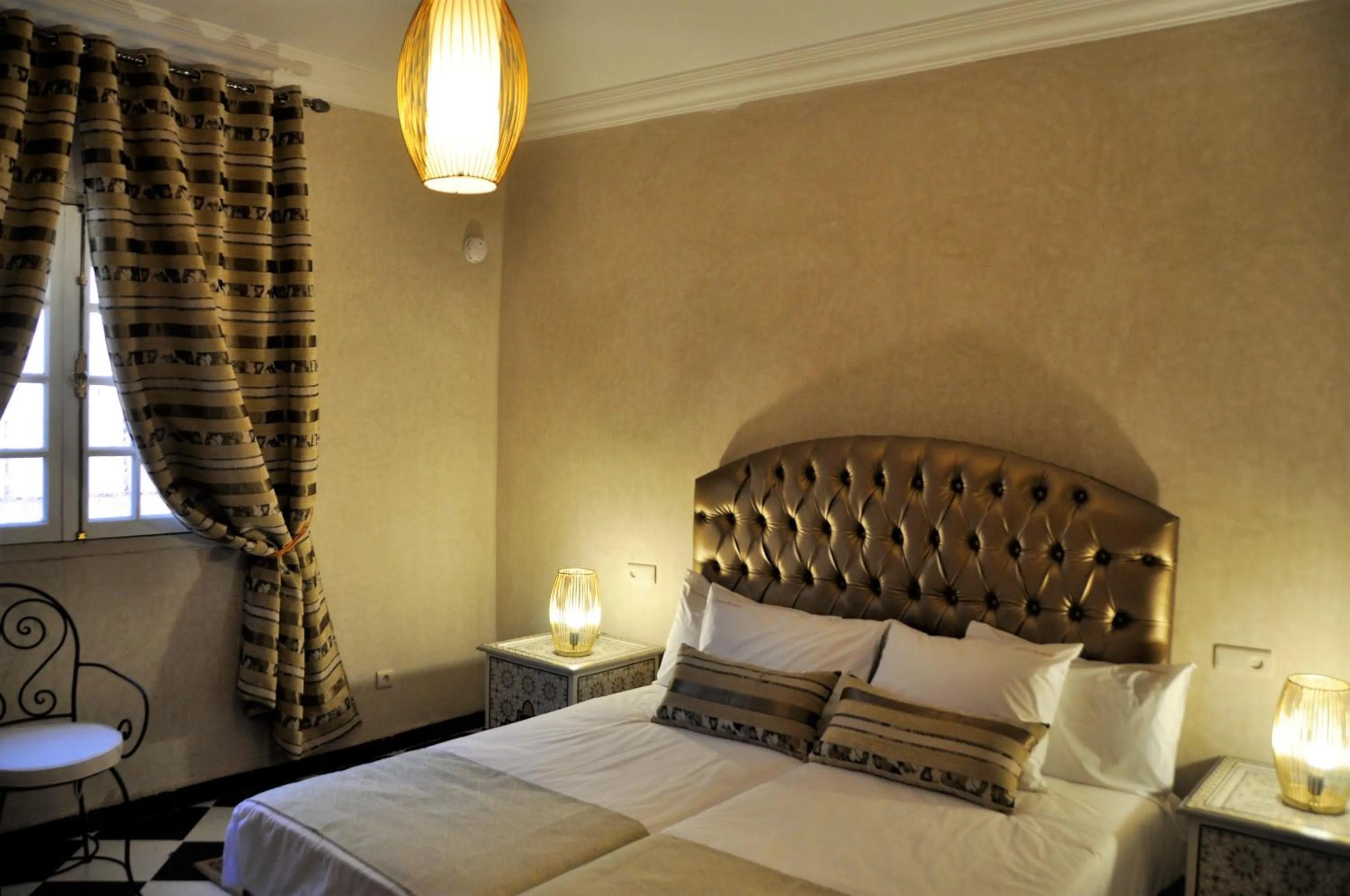 Photo of the whole room, Bed in Riad l'Escale de Marrakech