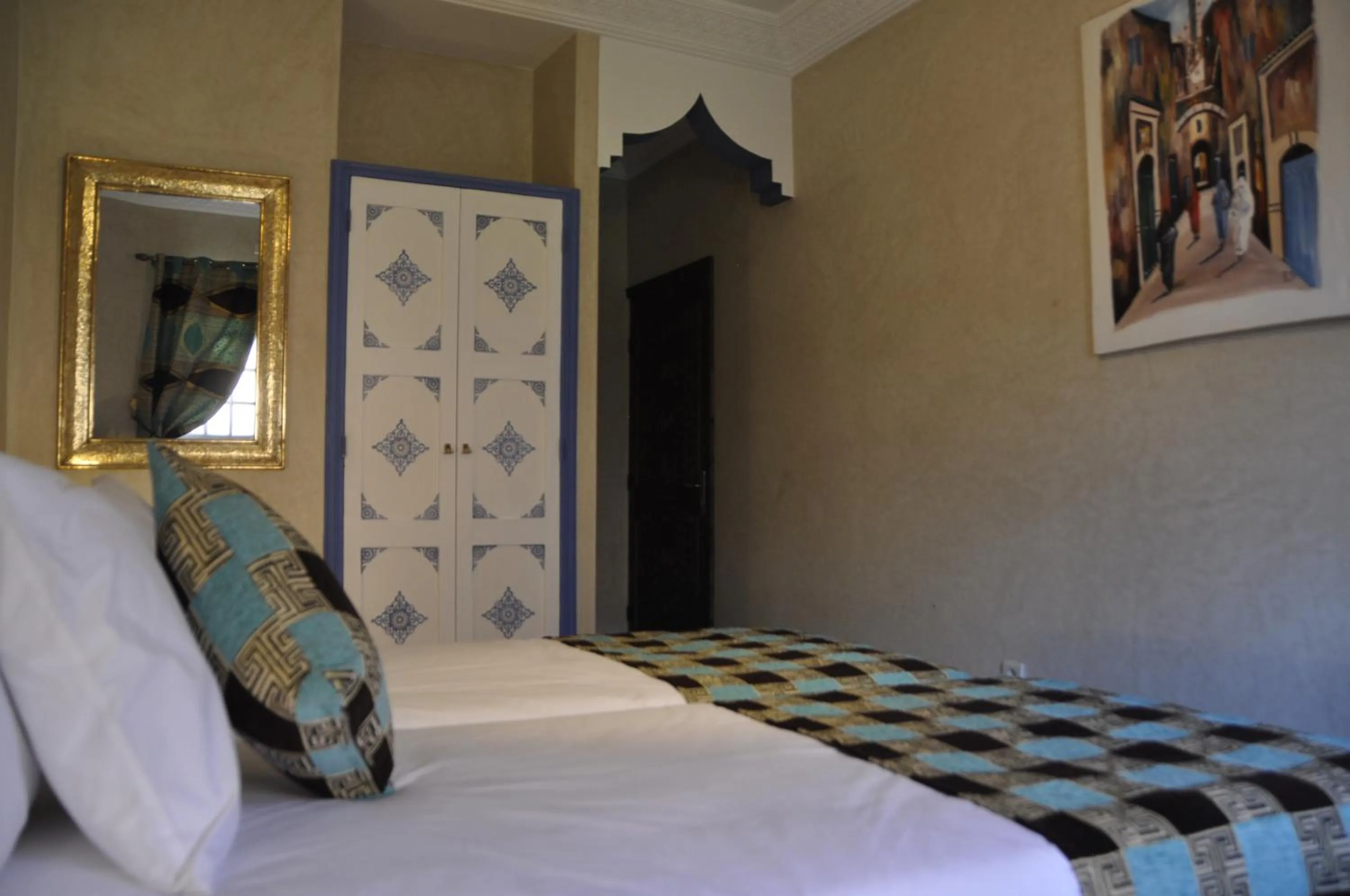 Photo of the whole room, Bed in Riad l'Escale de Marrakech