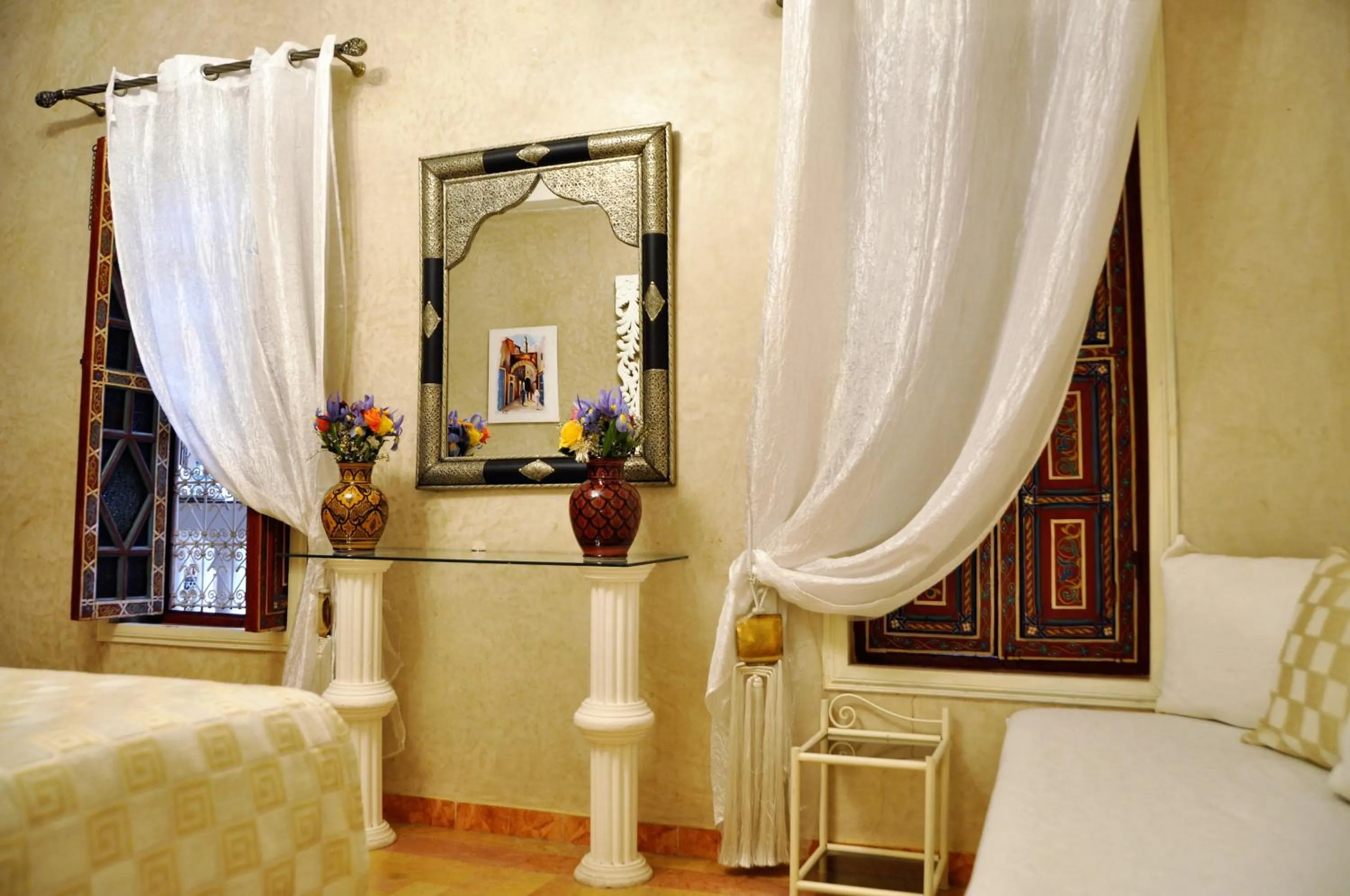 Seating area in Riad l'Escale de Marrakech