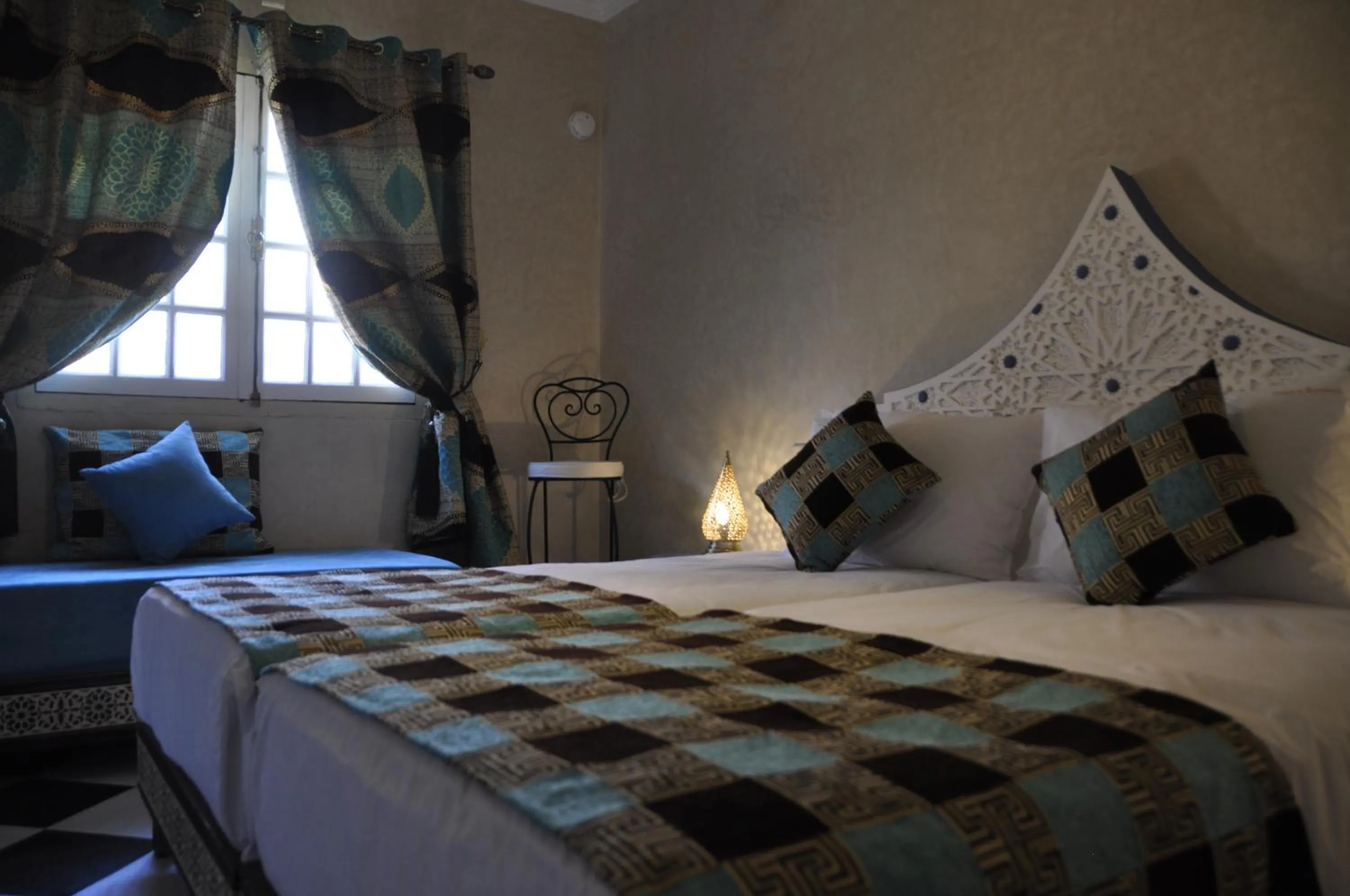 Photo of the whole room, Bed in Riad l'Escale de Marrakech