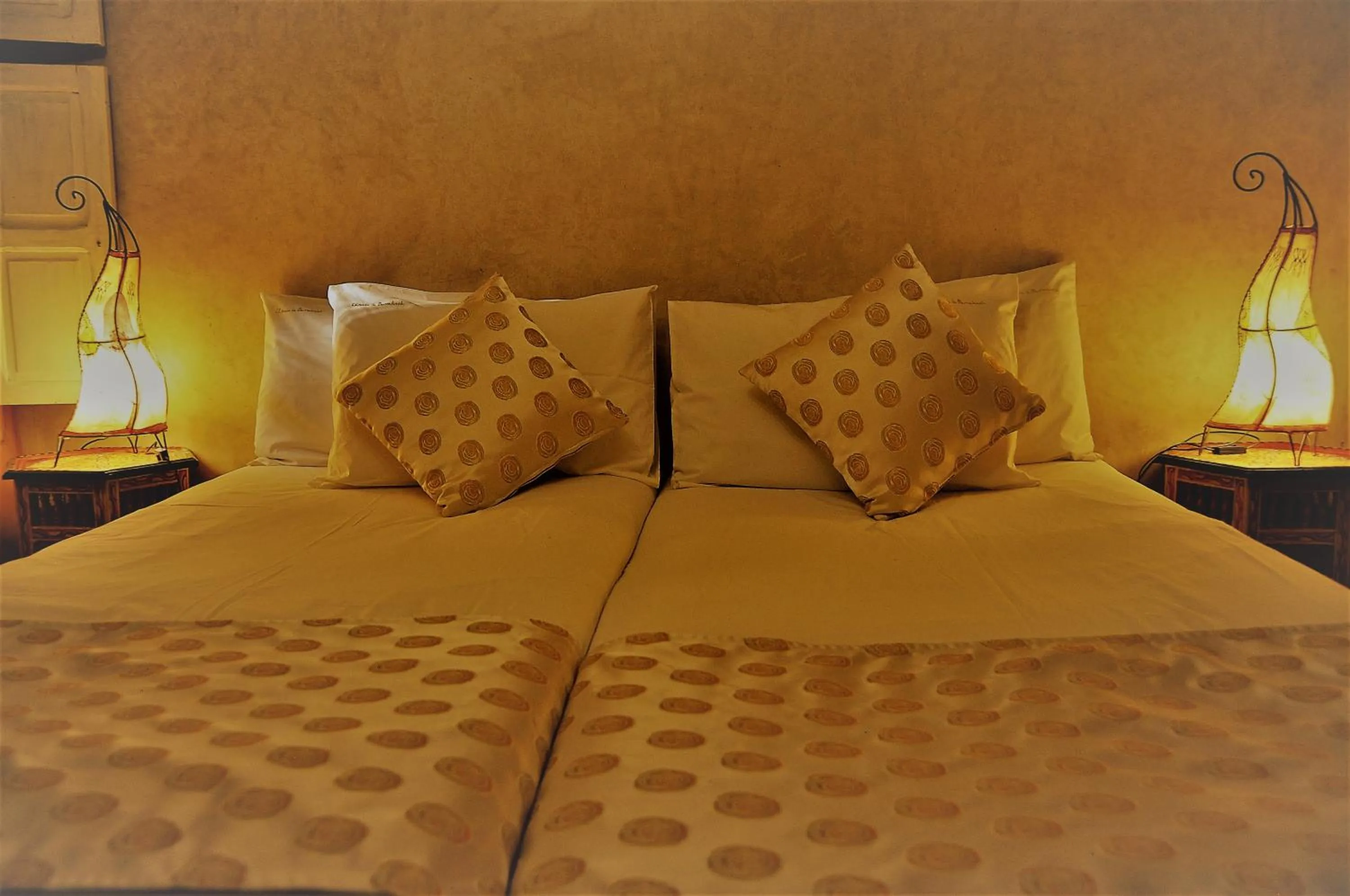 Bed in Riad l'Escale de Marrakech