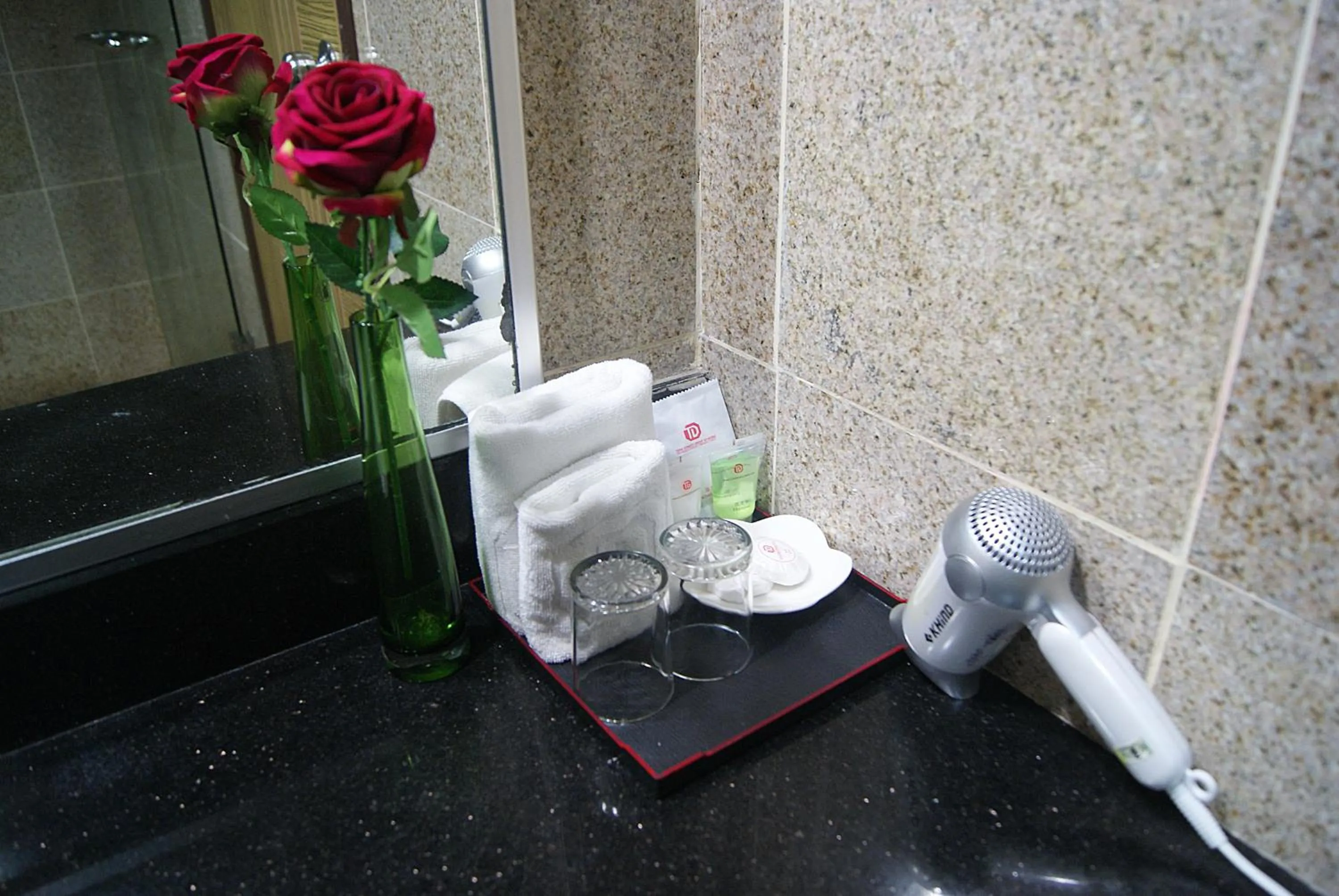 Bathroom in TD Plaza Hotel