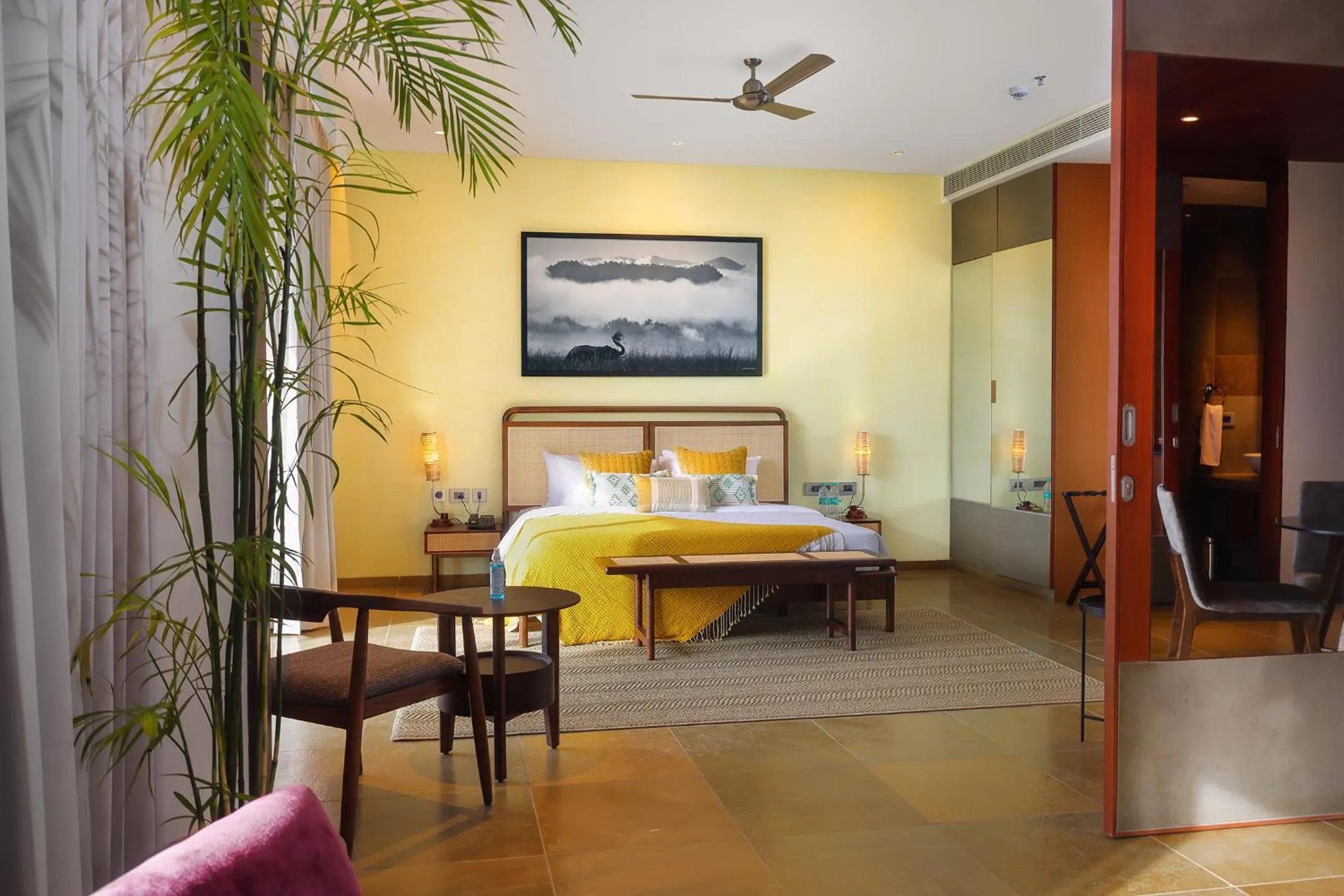 Photo of the whole room, Bed in Saptha Resort and Spa