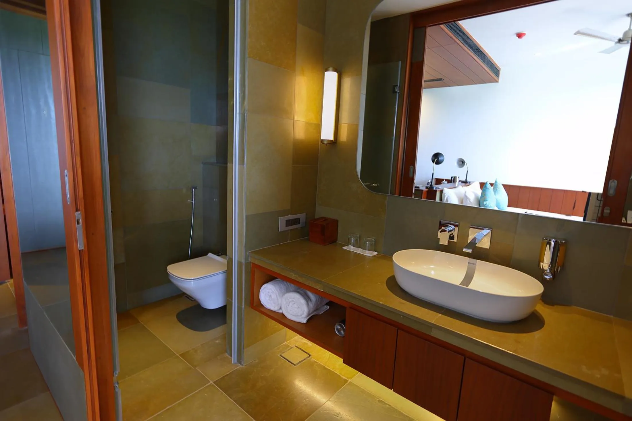 Bathroom in Saptha Resort and Spa