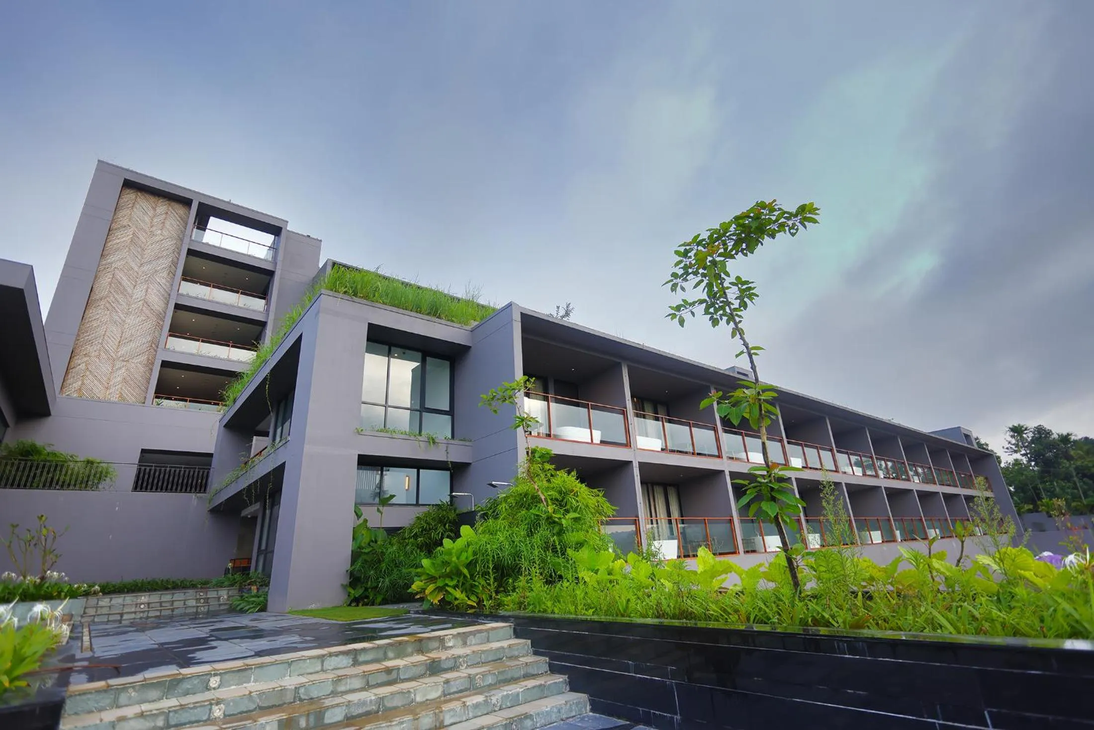 Property building in Saptha Resort and Spa