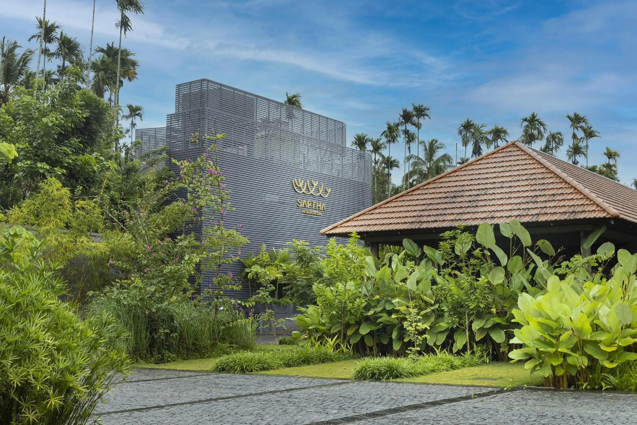 Property building in Saptha Resort and Spa