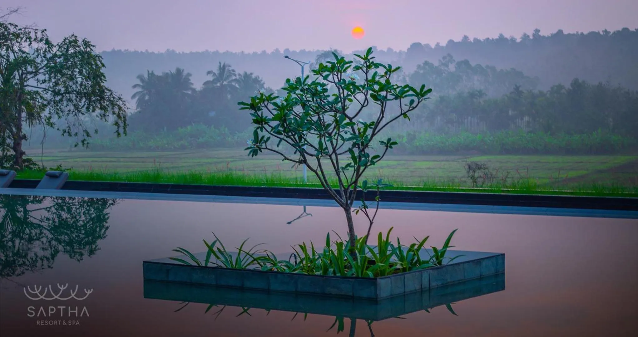 Property building in Saptha Resort and Spa