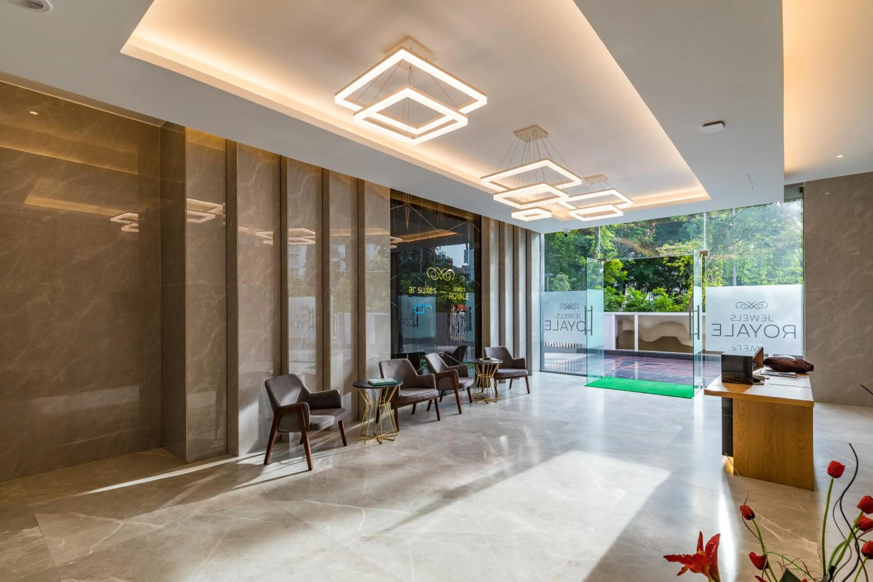 Lobby or reception in AR Suites Jewels Royale - Koregaon Park NX