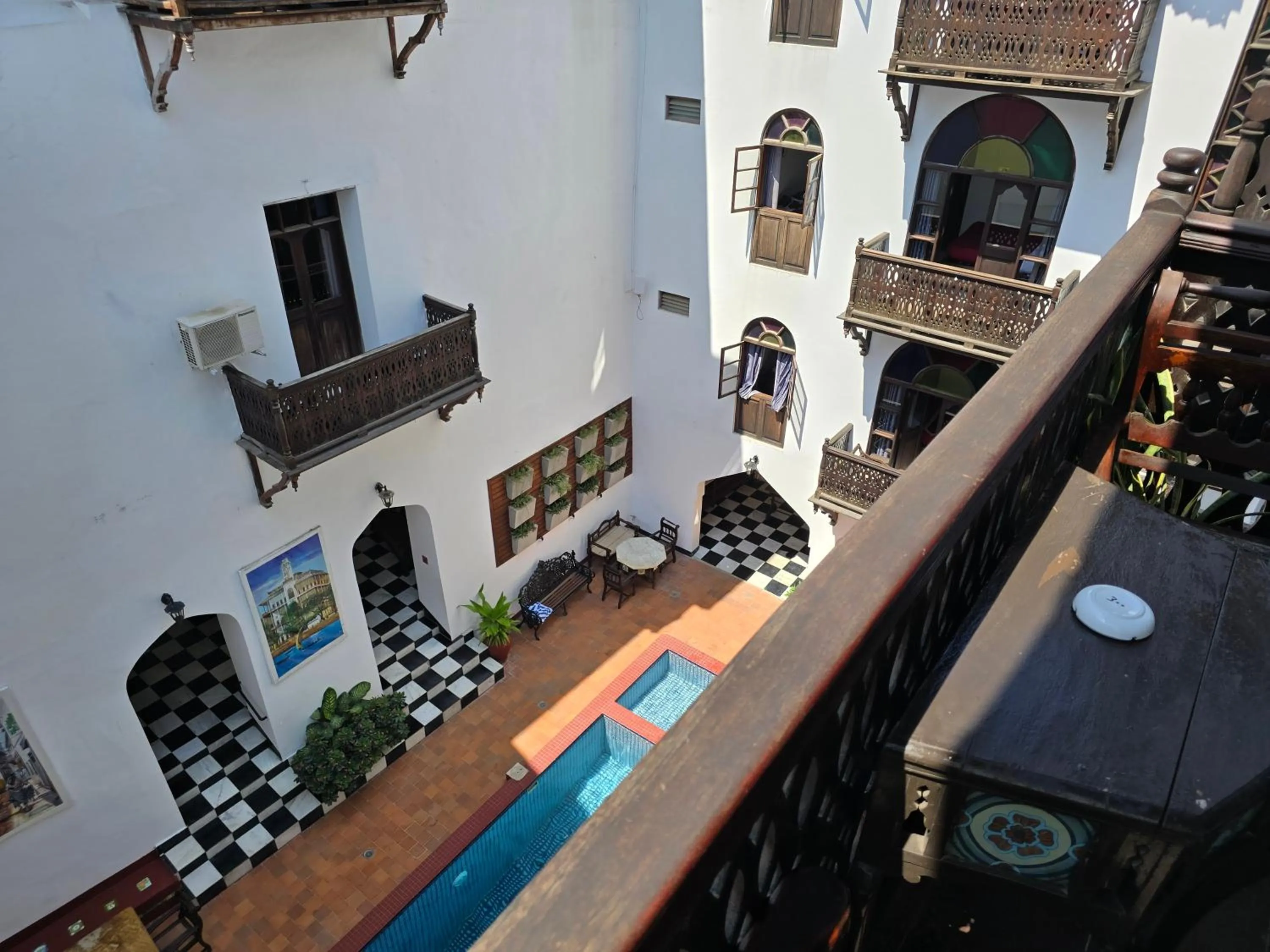 Balcony/Terrace in Dhow Palace Hotel