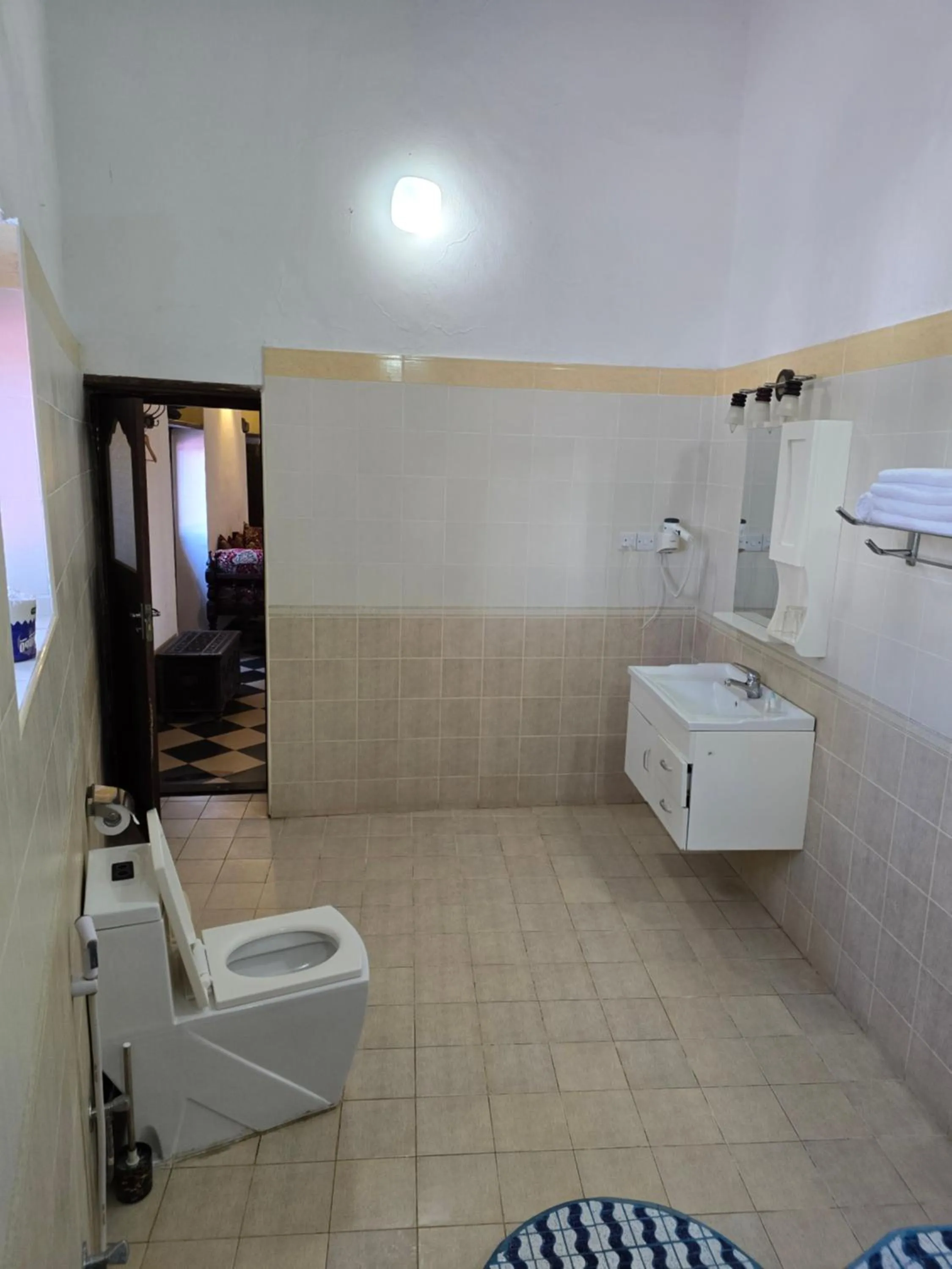 Bathroom in Dhow Palace Hotel