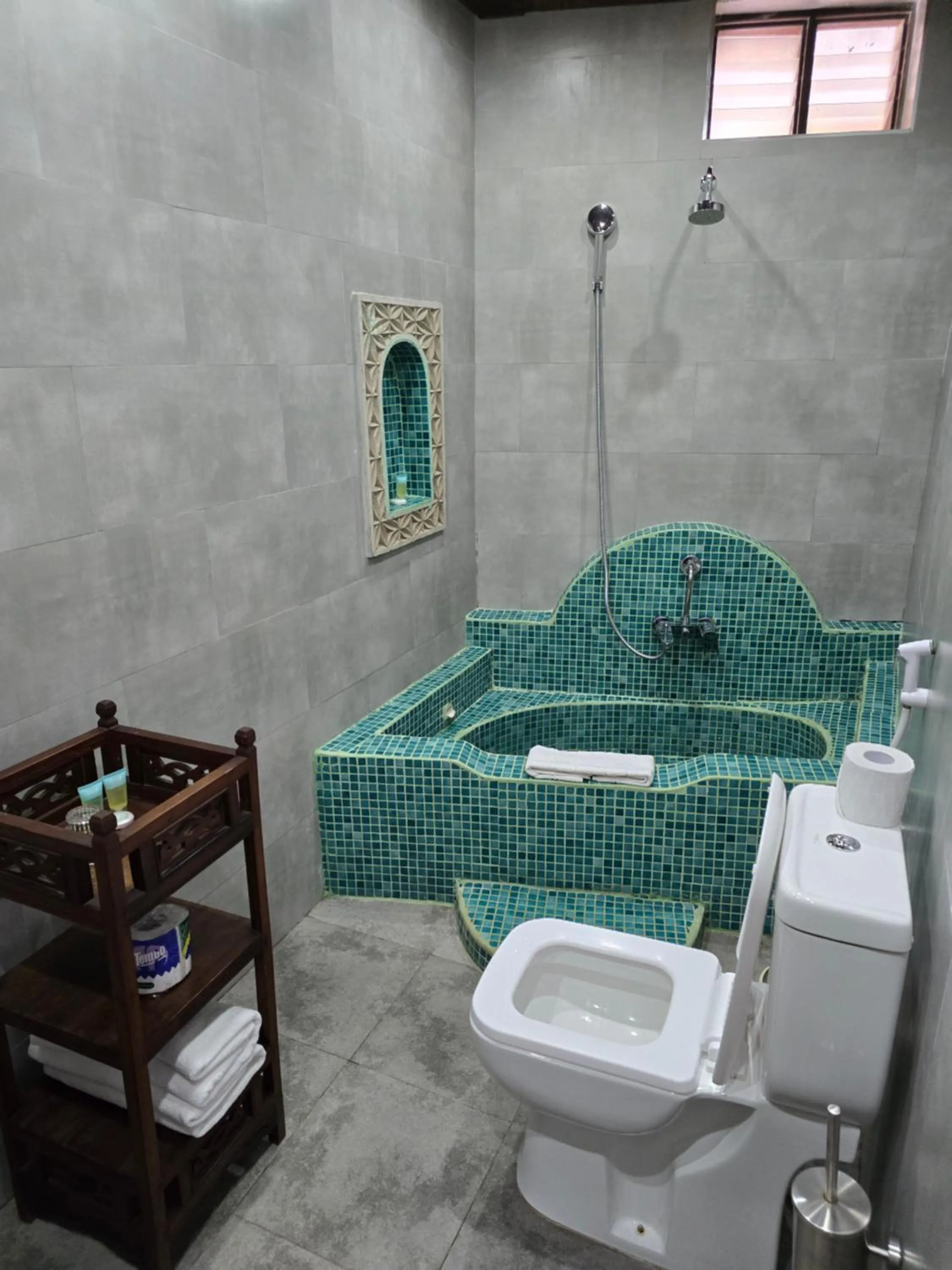 Bathroom in Dhow Palace Hotel