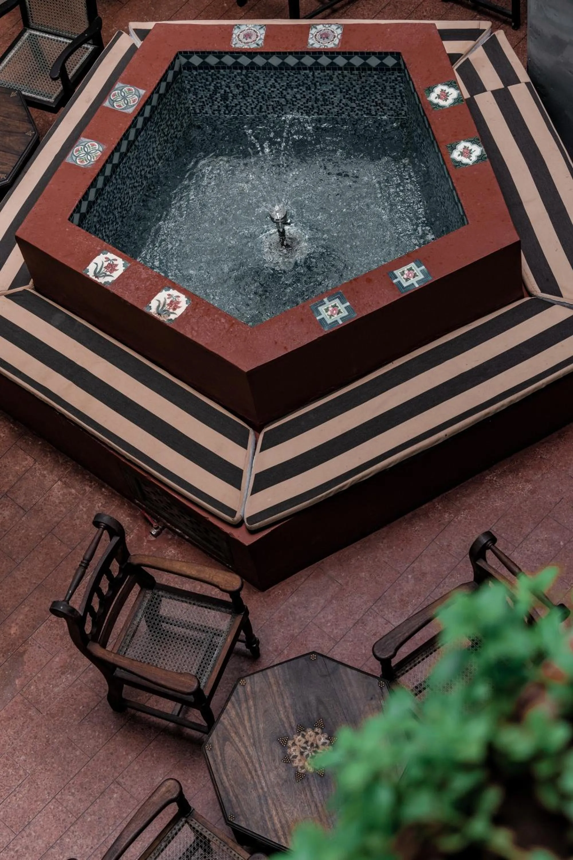 Patio in Dhow Palace Hotel