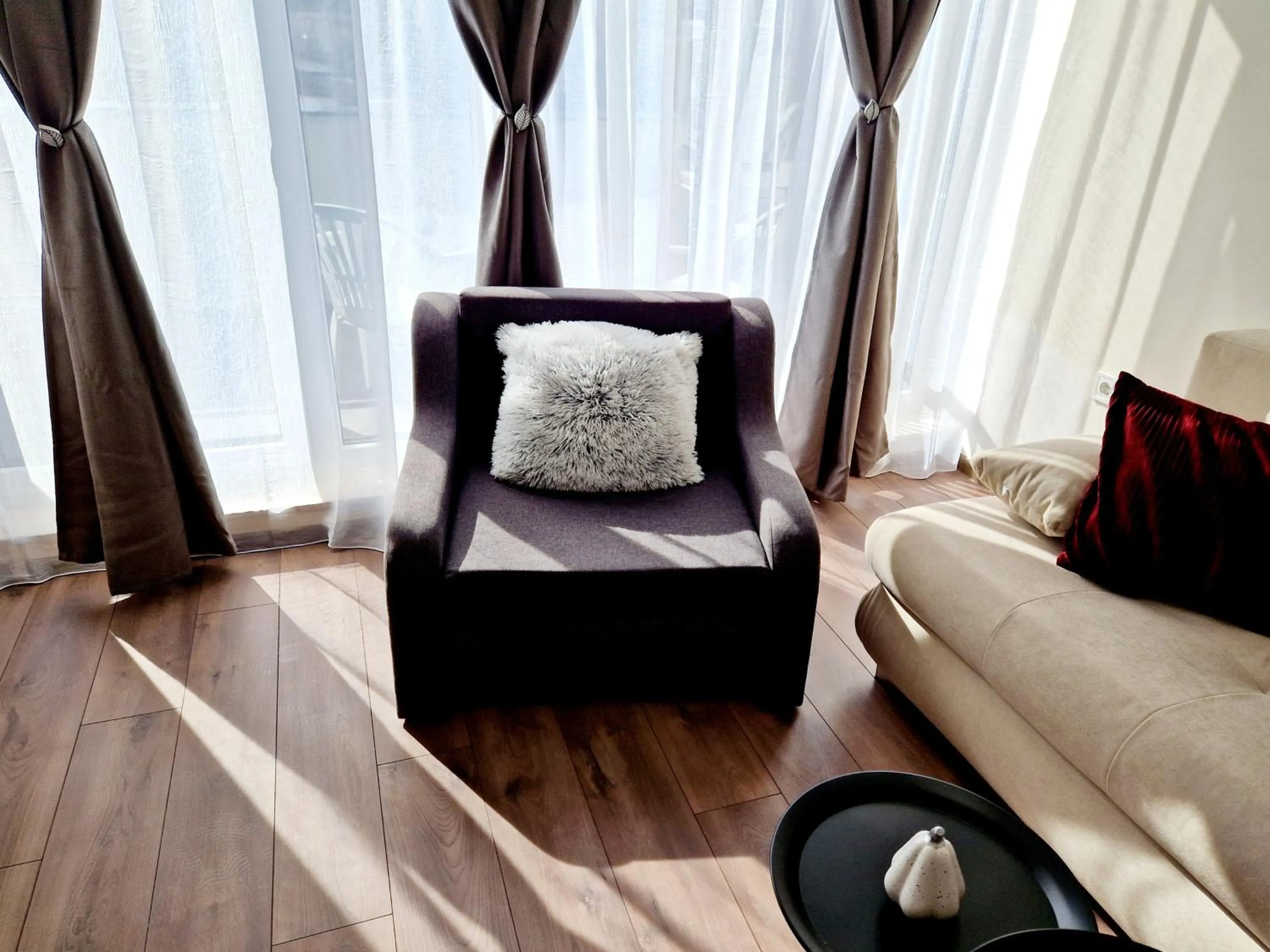 Bed in PAPAYA APARTMENTS