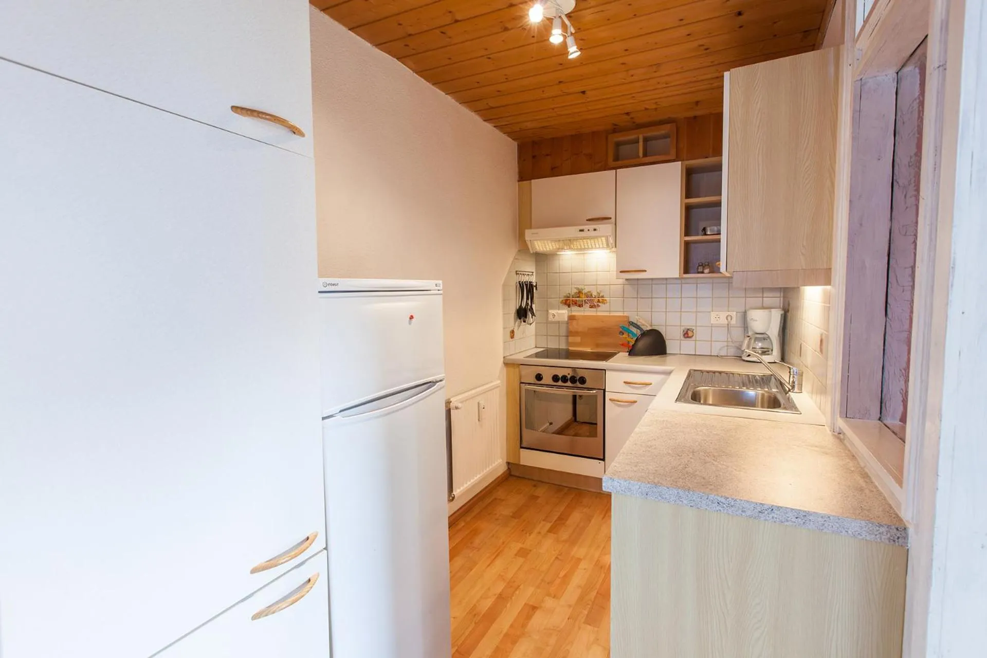 Kitchen or kitchenette in Ferienwohnungen Hochserles