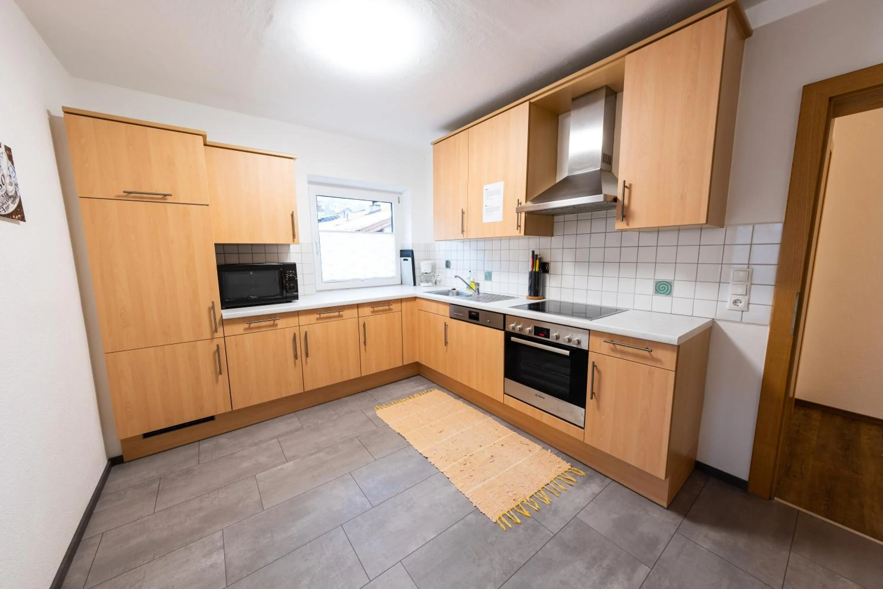 Kitchen or kitchenette in Ferienwohnungen Hochserles