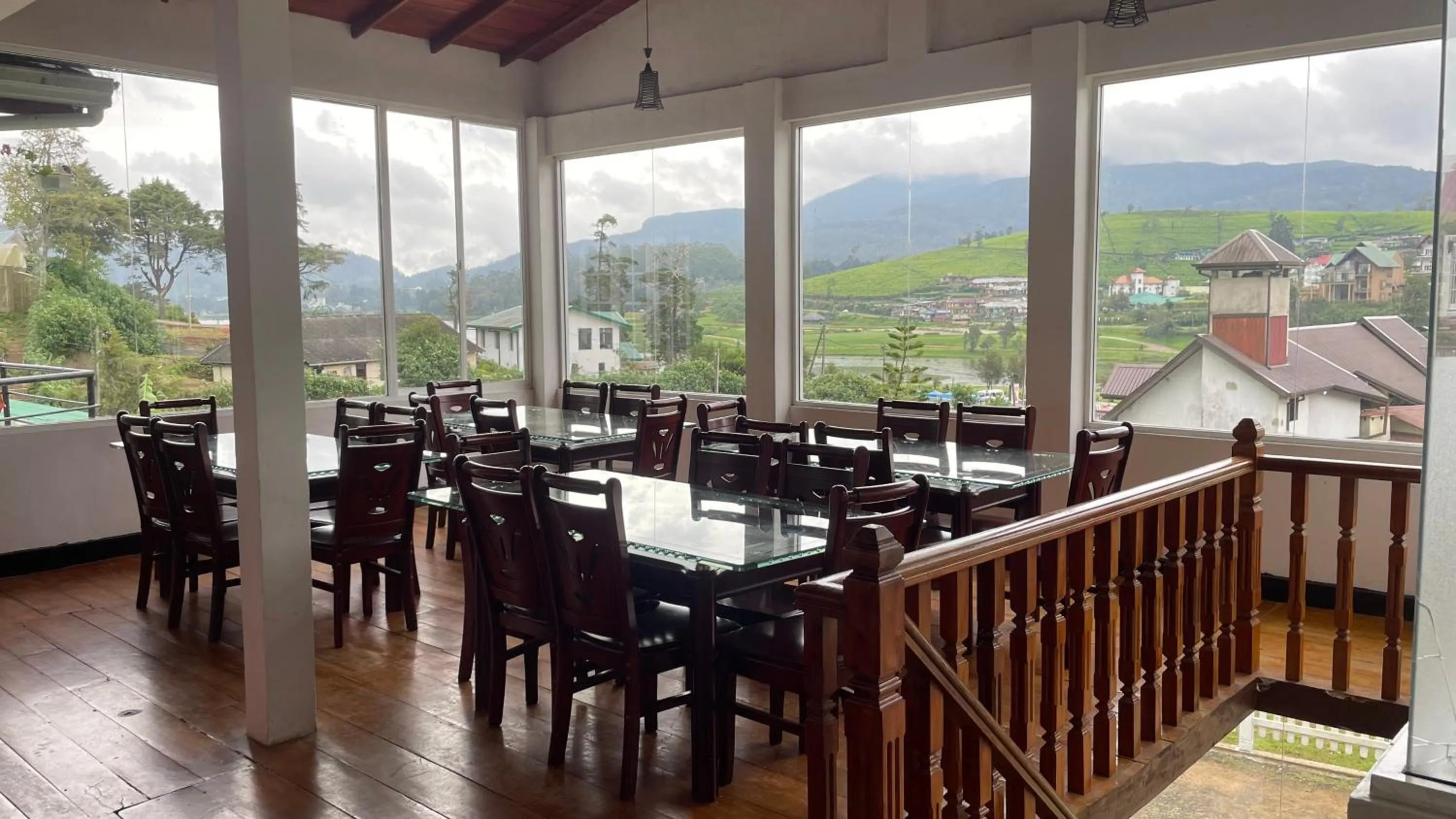 Dining area in Maha Royal Hotel