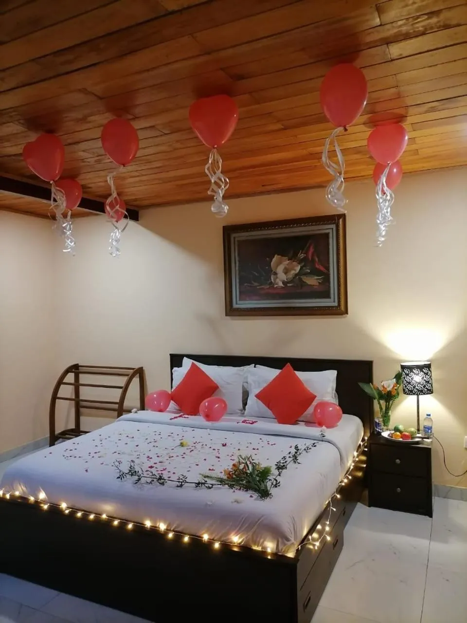 Bed in Maha Royal Hotel