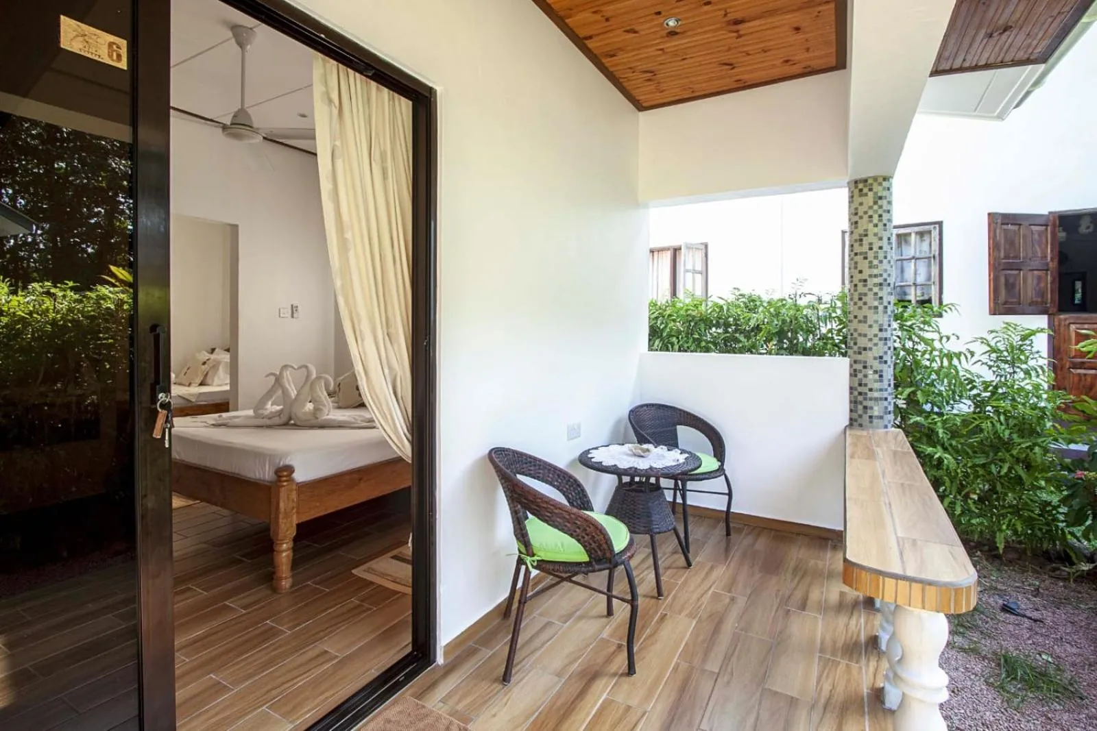 Bed in Tannette Villa