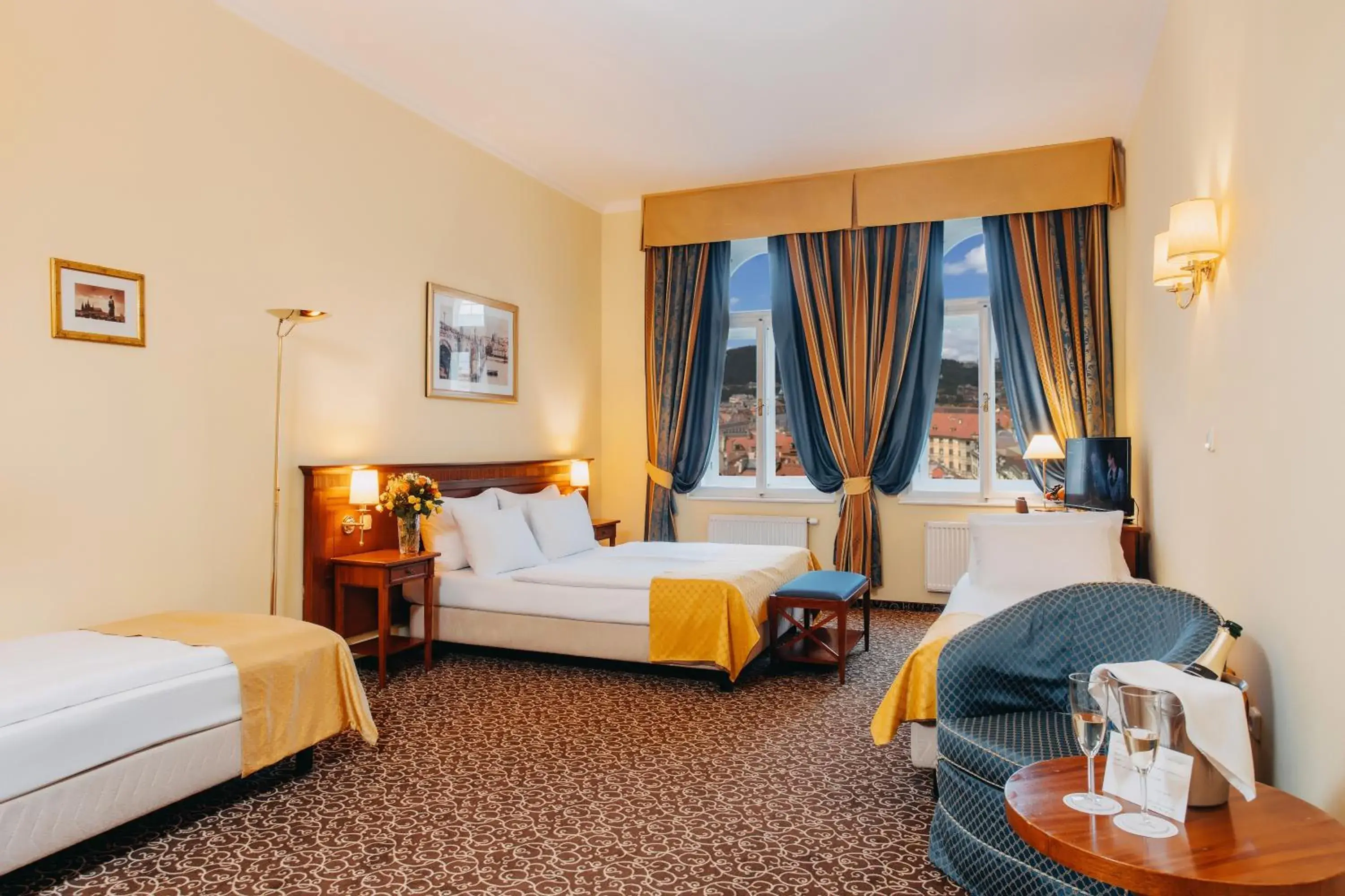 Photo of the whole room, Bed in Louis Leger - Czech Leading Hotels Photo of the whole room, Bed in Louis Leger - Czech Leading Hotels