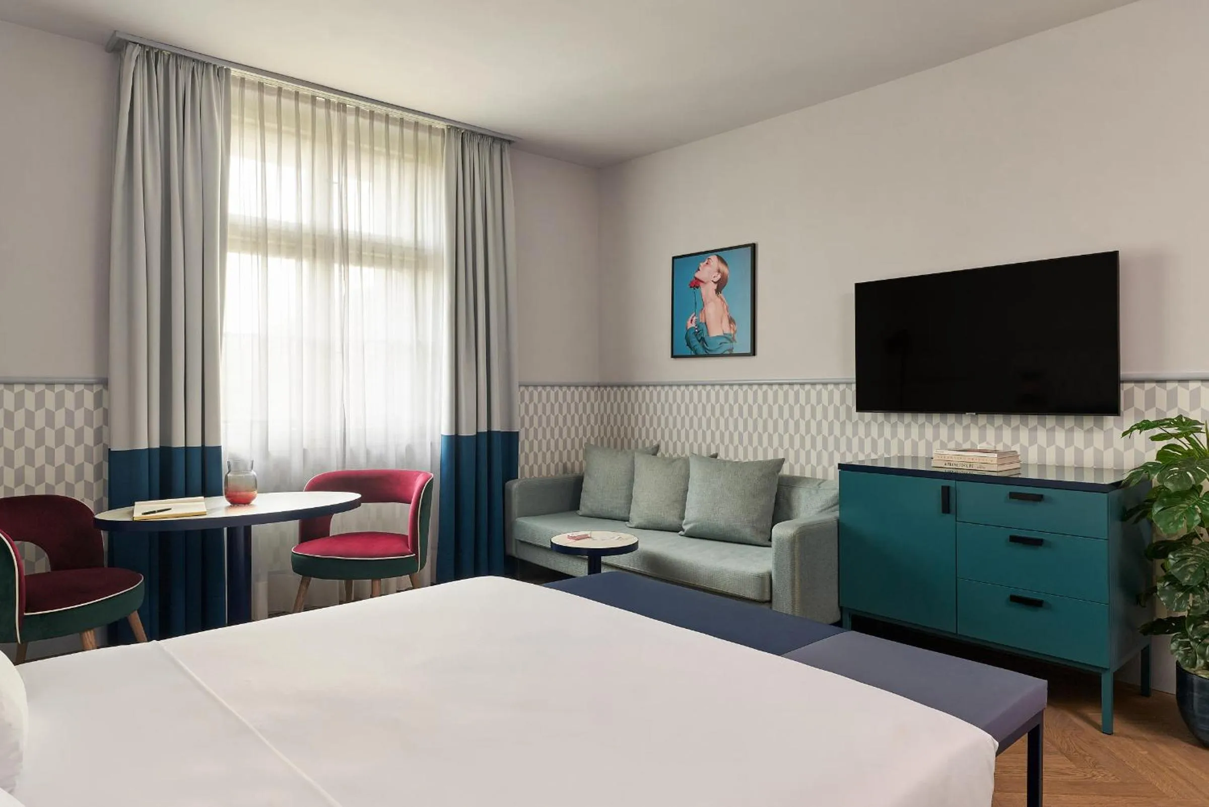 Bedroom, Bed in Falkensteiner Boutique Hotel Prague