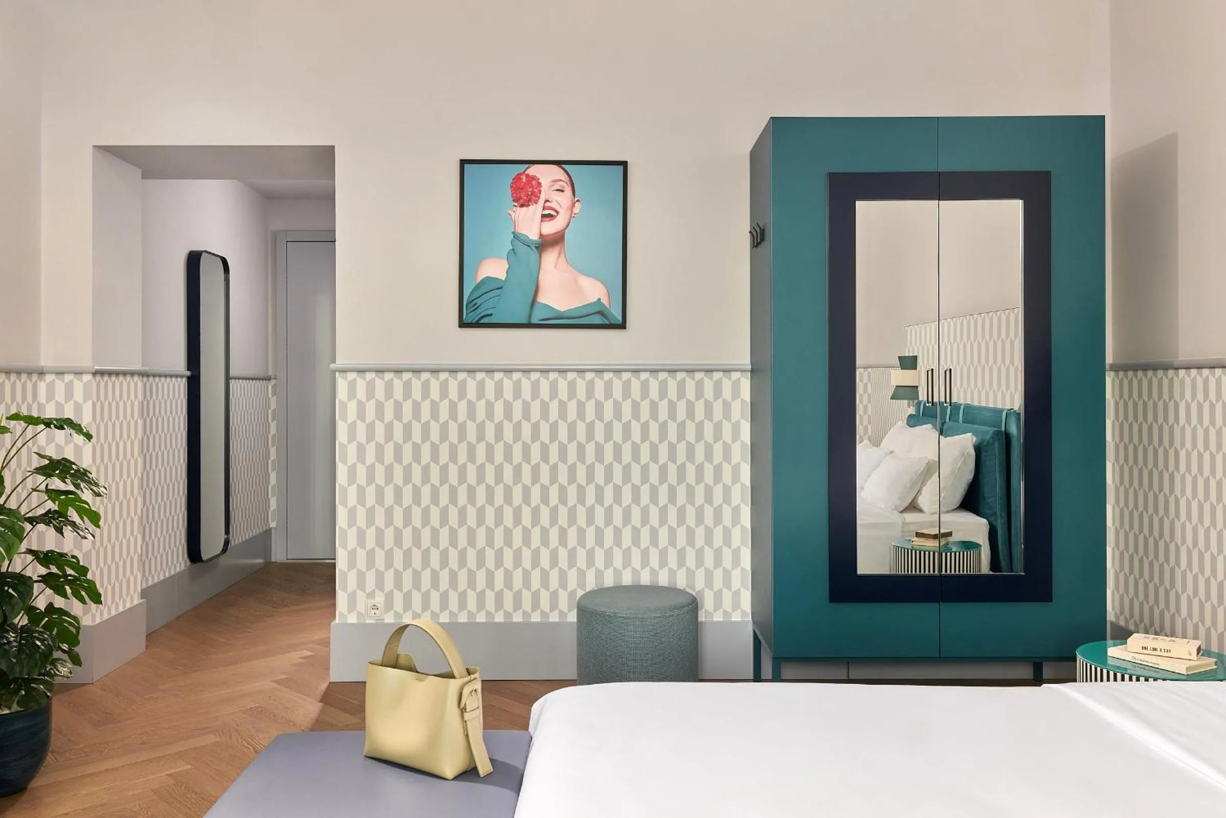 Decorative detail, Bed in Falkensteiner Boutique Hotel Prague