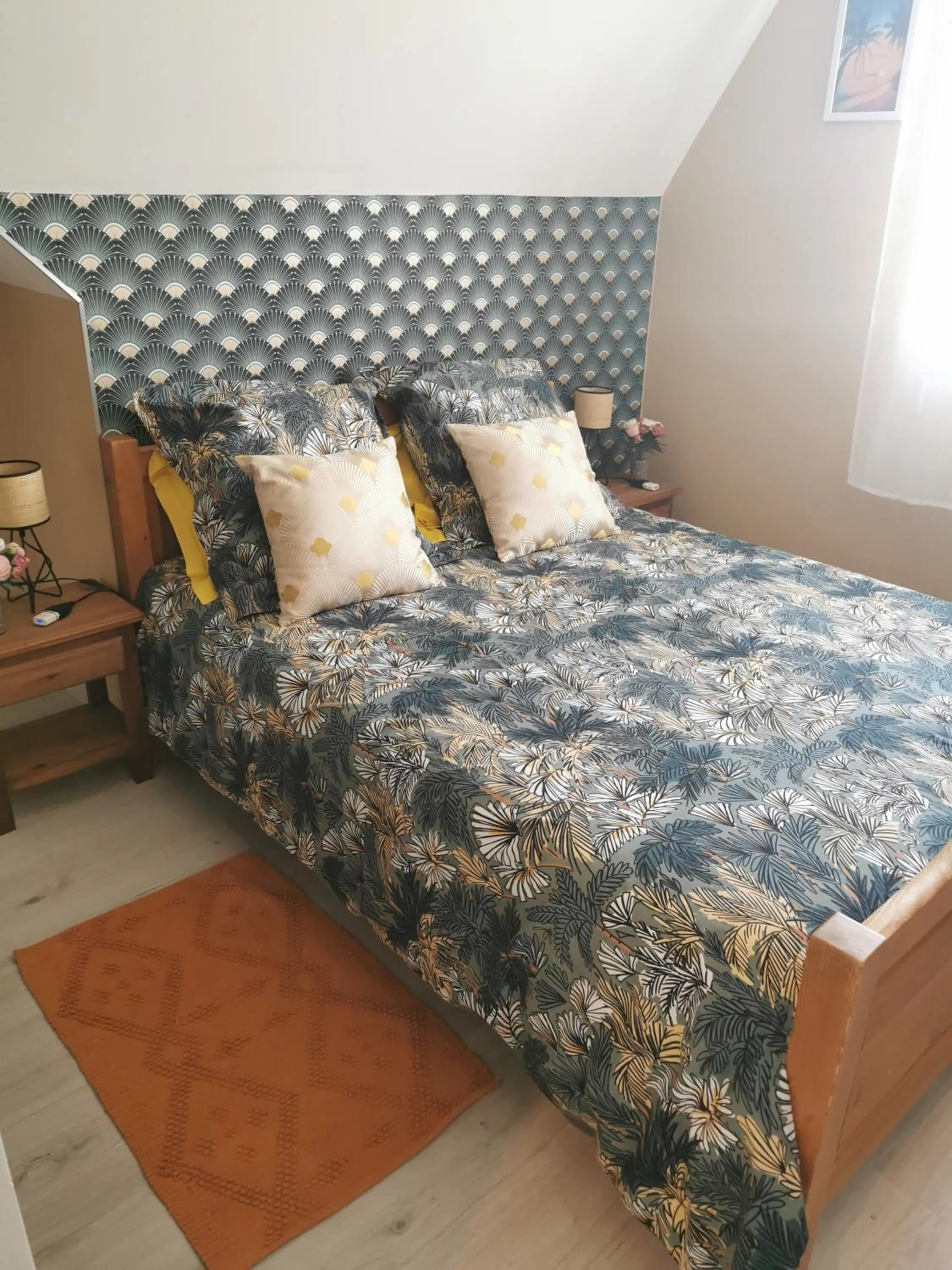 Bed in Bienvenue chez moi à Concevreux