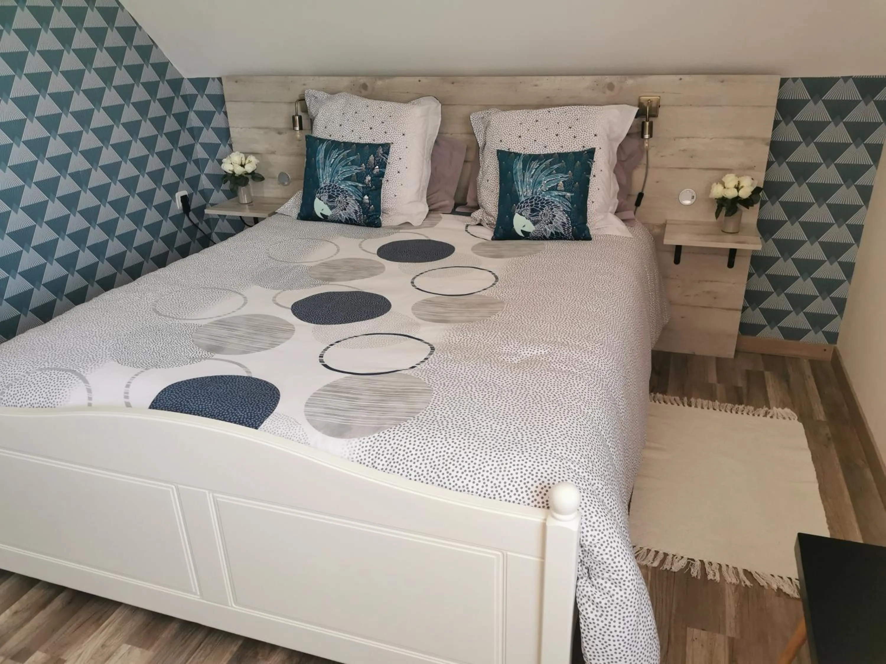 Bed in Bienvenue chez moi à Concevreux