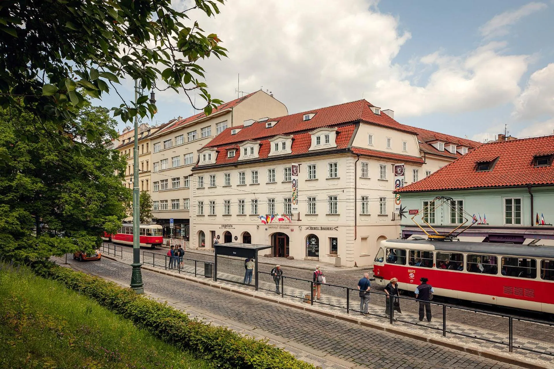 Property building in Hotel Roma Prague