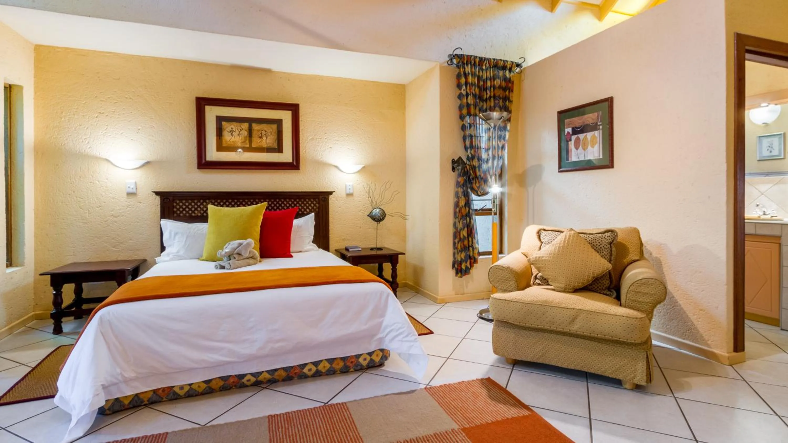 Photo of the whole room, Bed in Jörn's Gästehaus