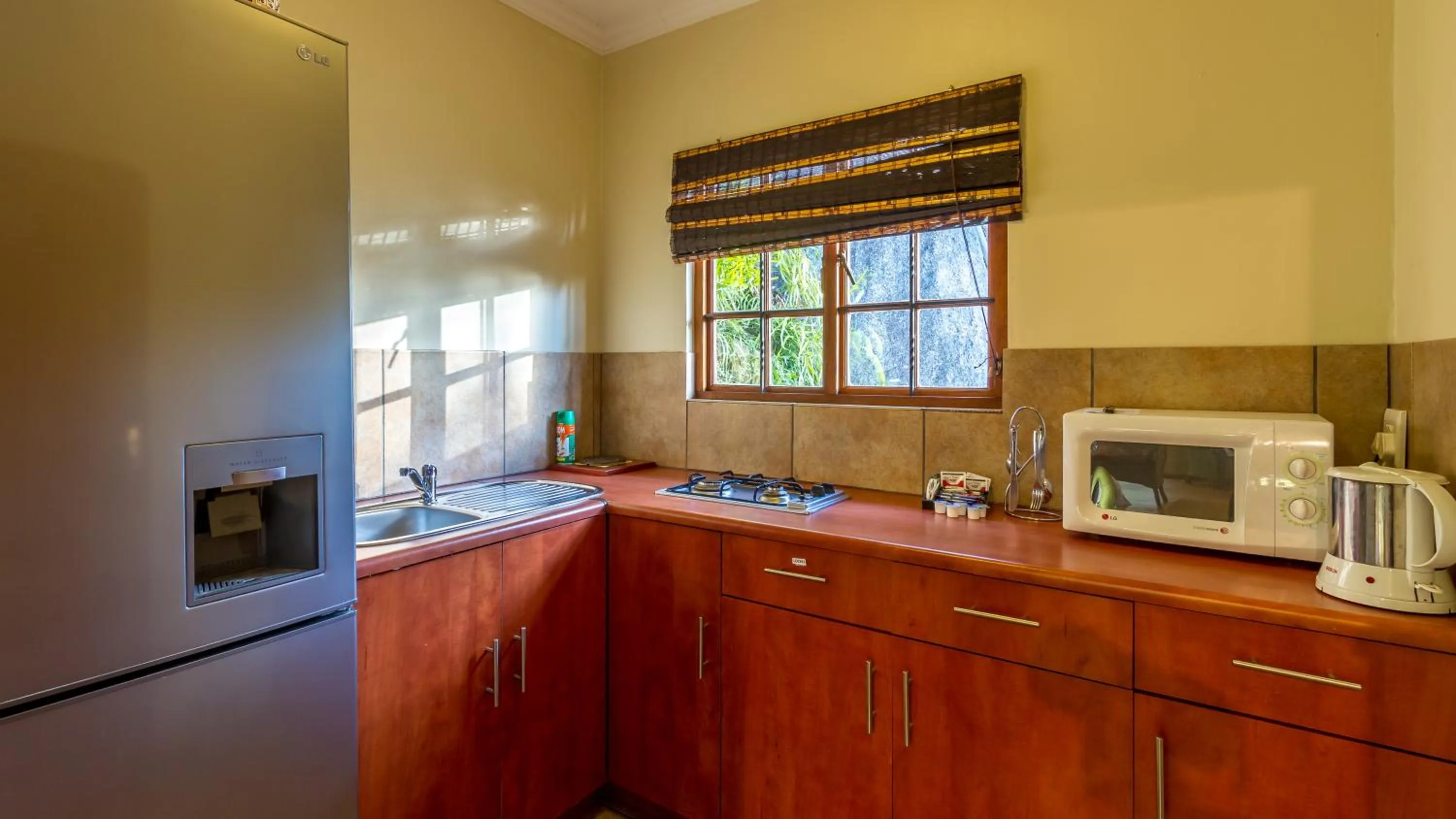 Kitchen or kitchenette in Jörn's Gästehaus