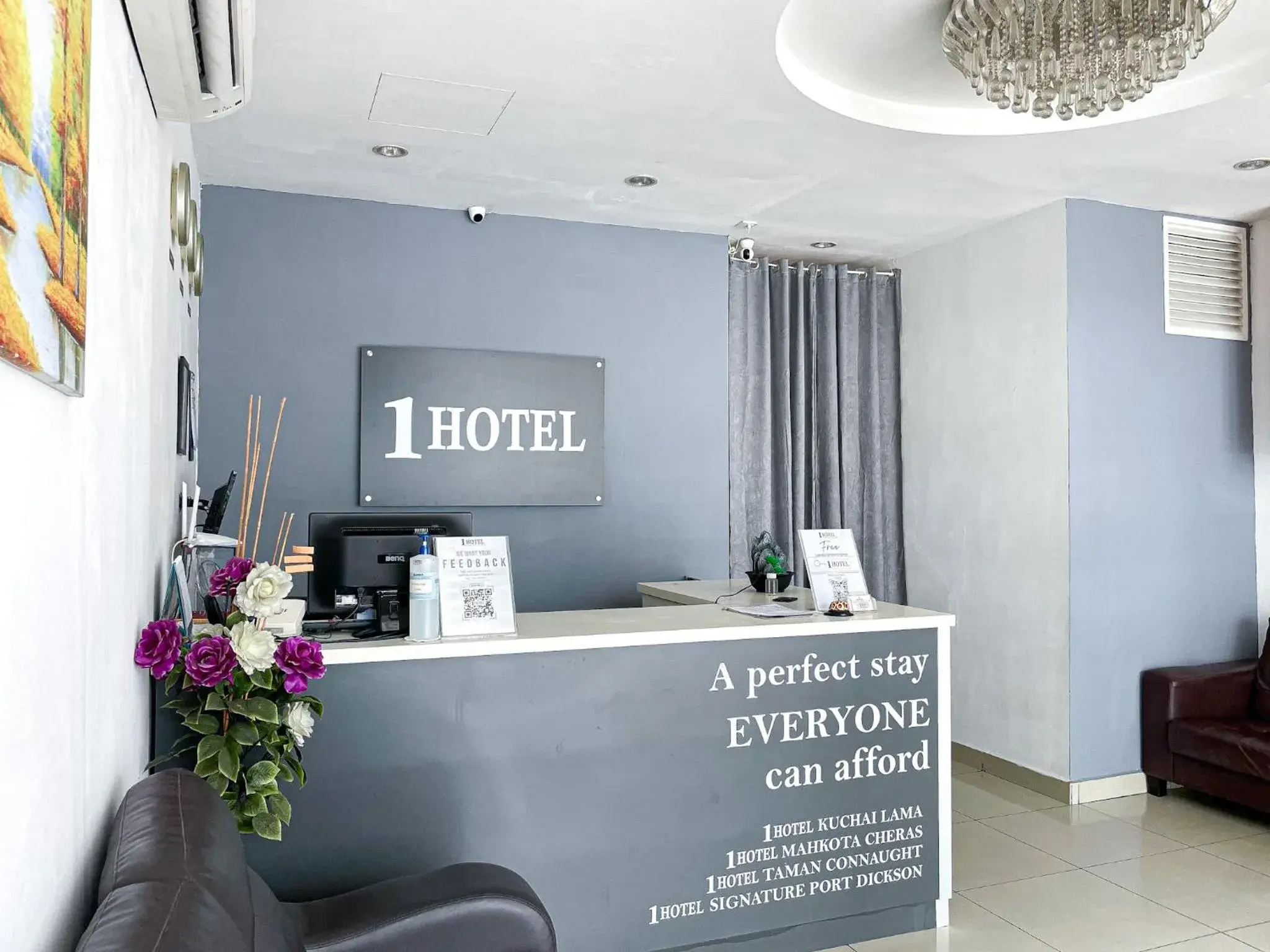 Lobby or reception in 1 Hotel Taman Connaught Lobby or reception in 1 Hotel Taman Connaught