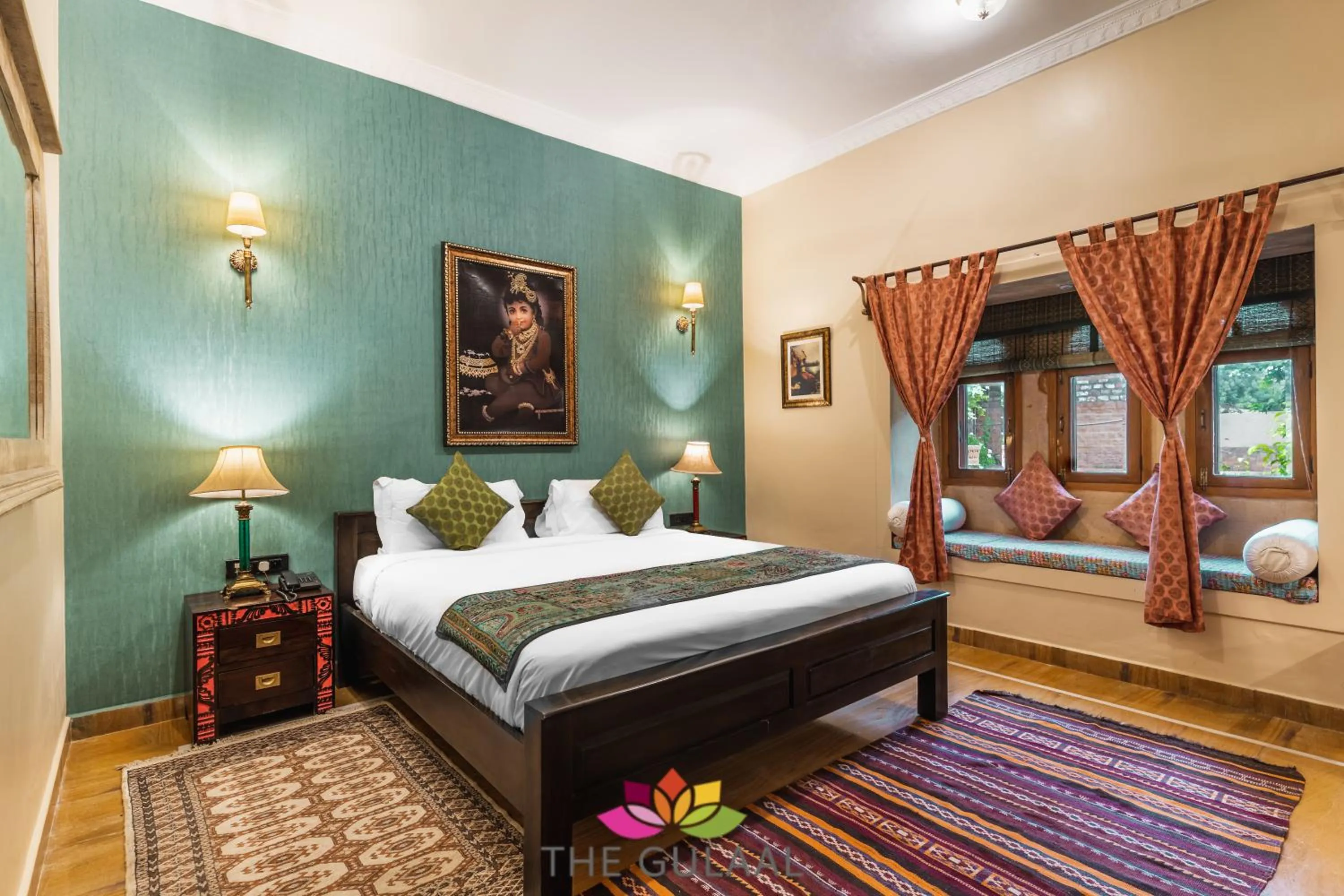 Bedroom, Bed in The Gulaal