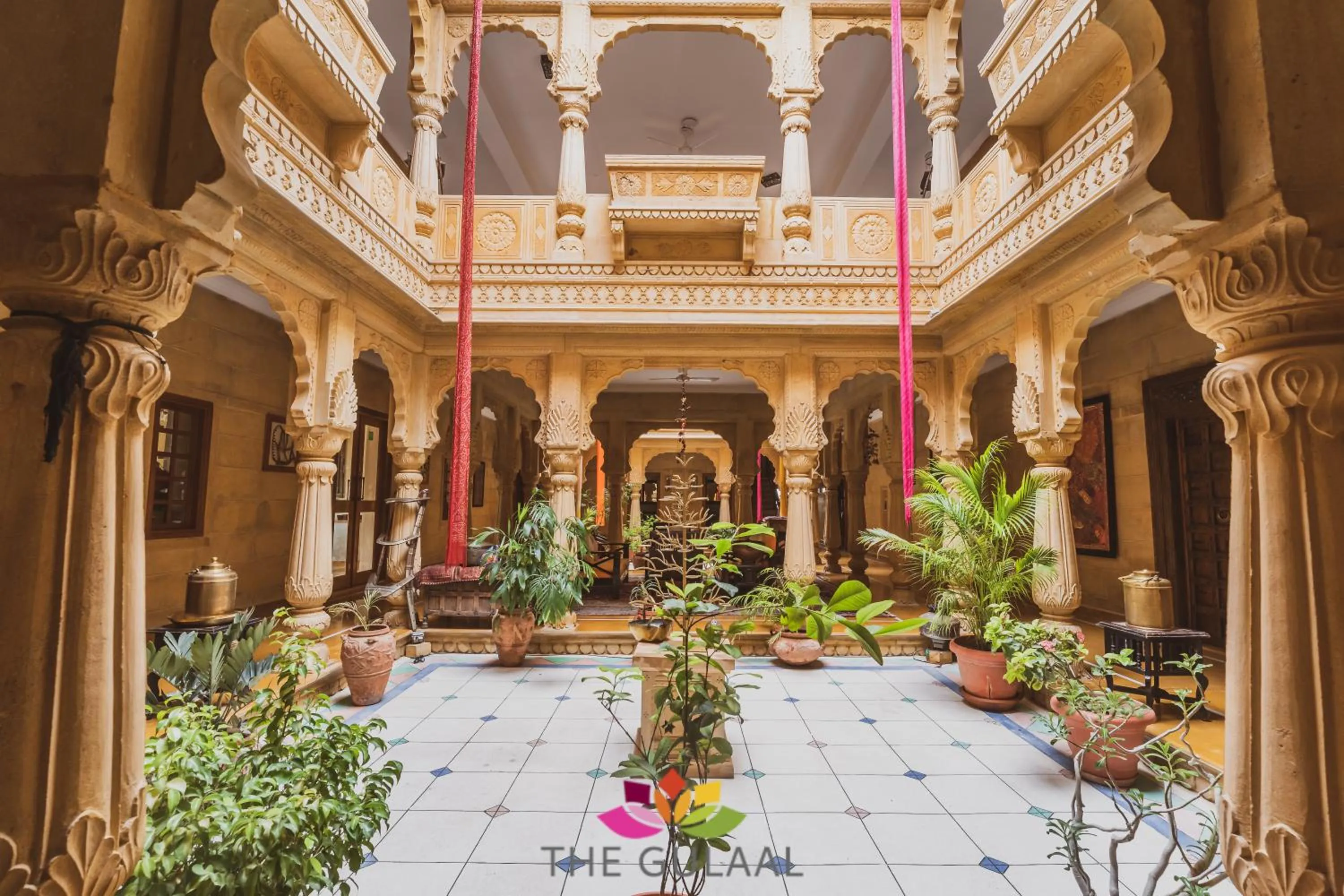 Inner courtyard view in The Gulaal