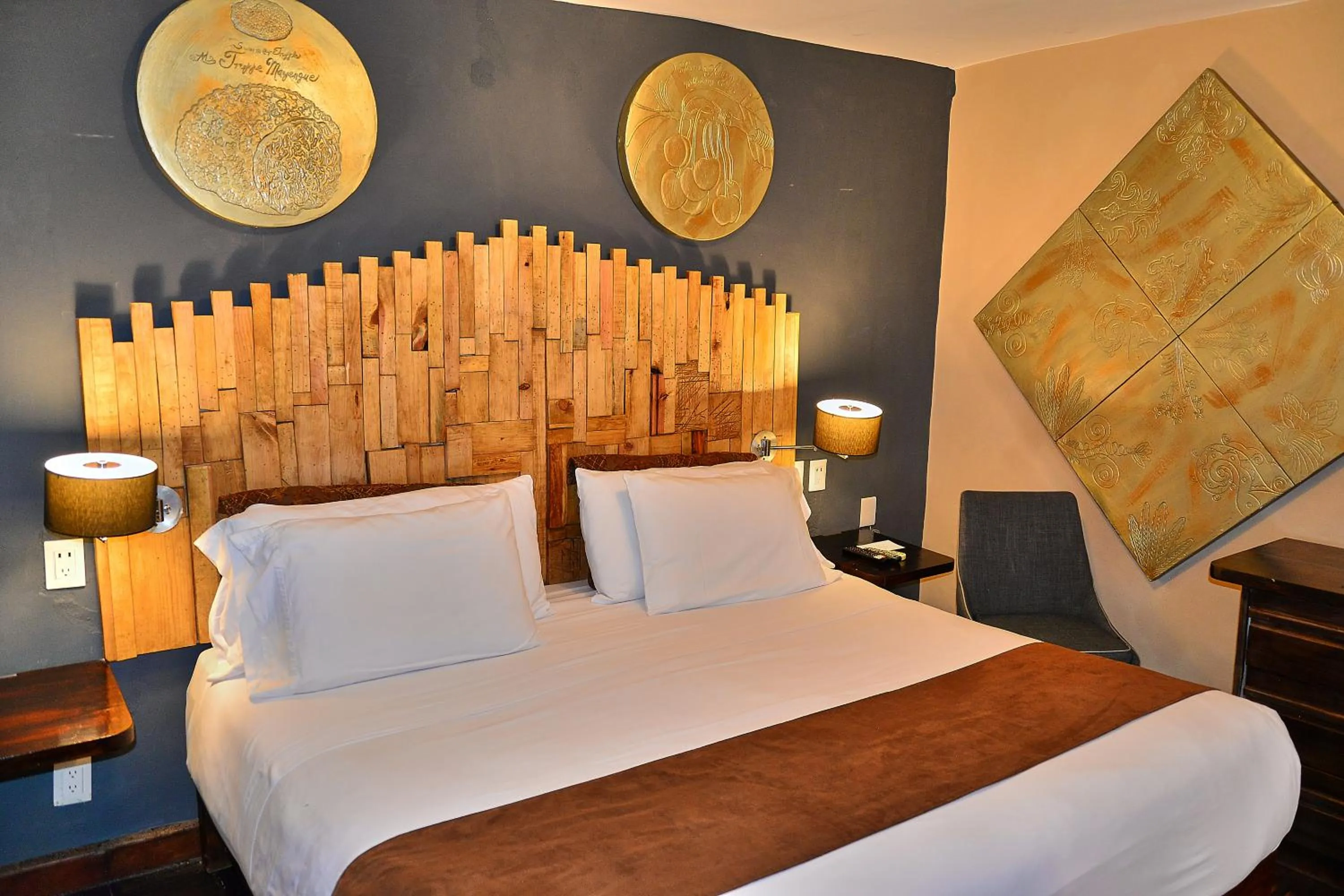 Bed in Hotel Mesones 49